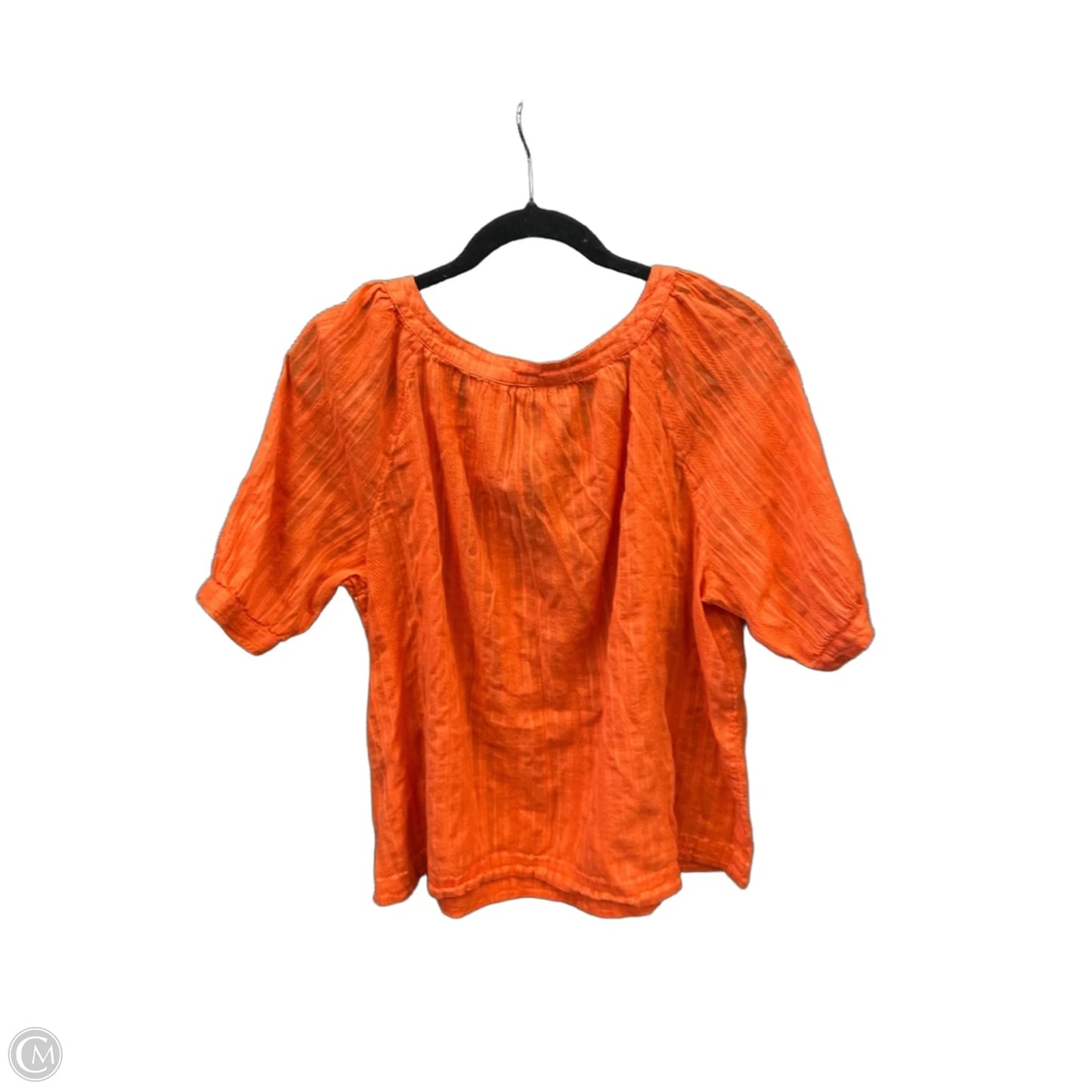Top Short Sleeve By Elizabeth And James In Orange, Size: Xl