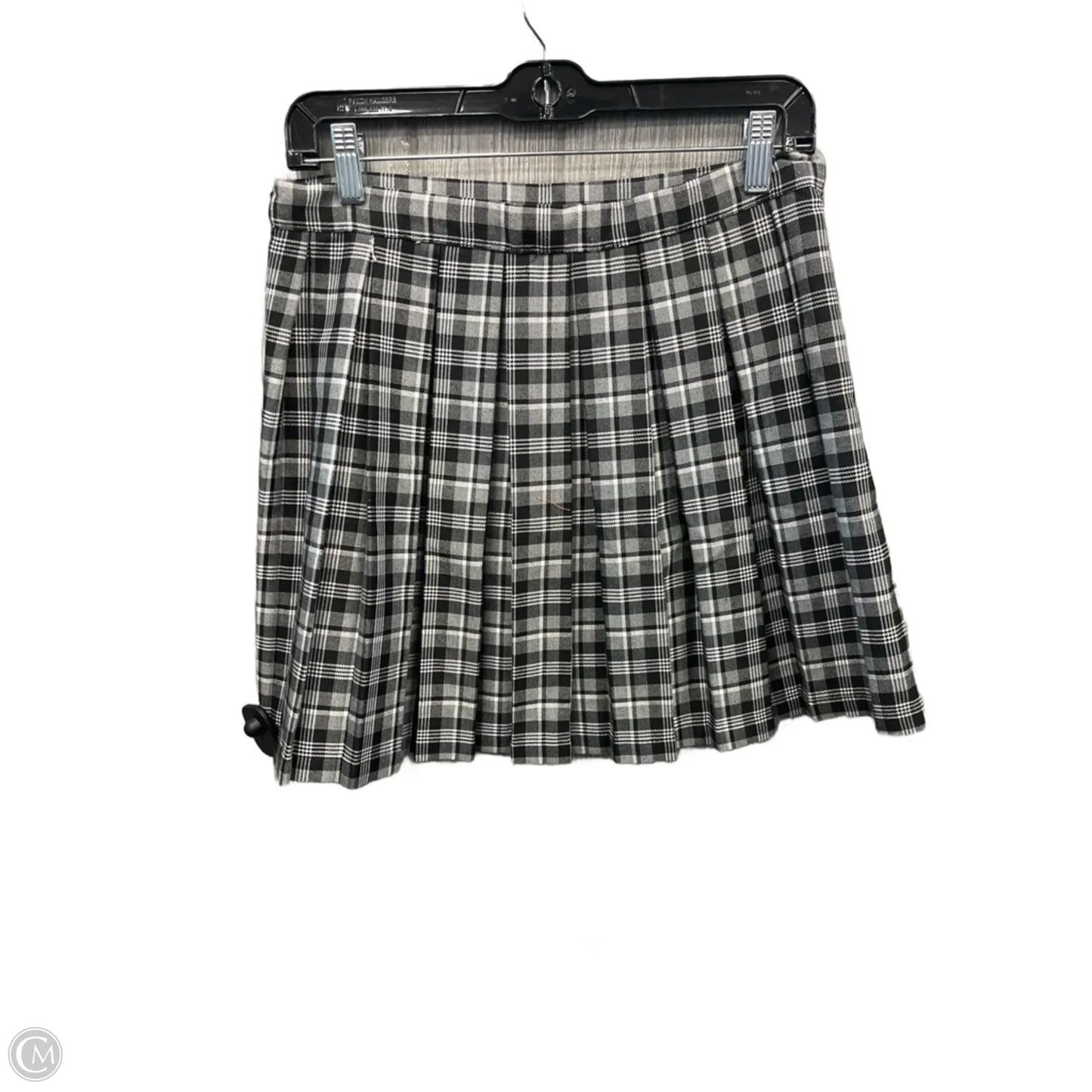 Skirt Mini & Short By Clothes Mentor In Plaid Pattern, Size: 12