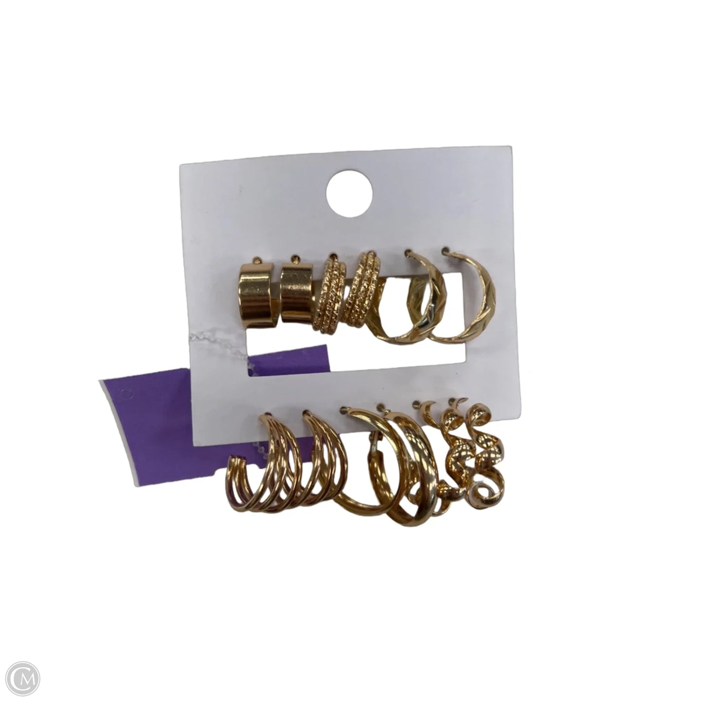 Earrings Hoop By Clothes Mentor, Size: 06 Piece Set
