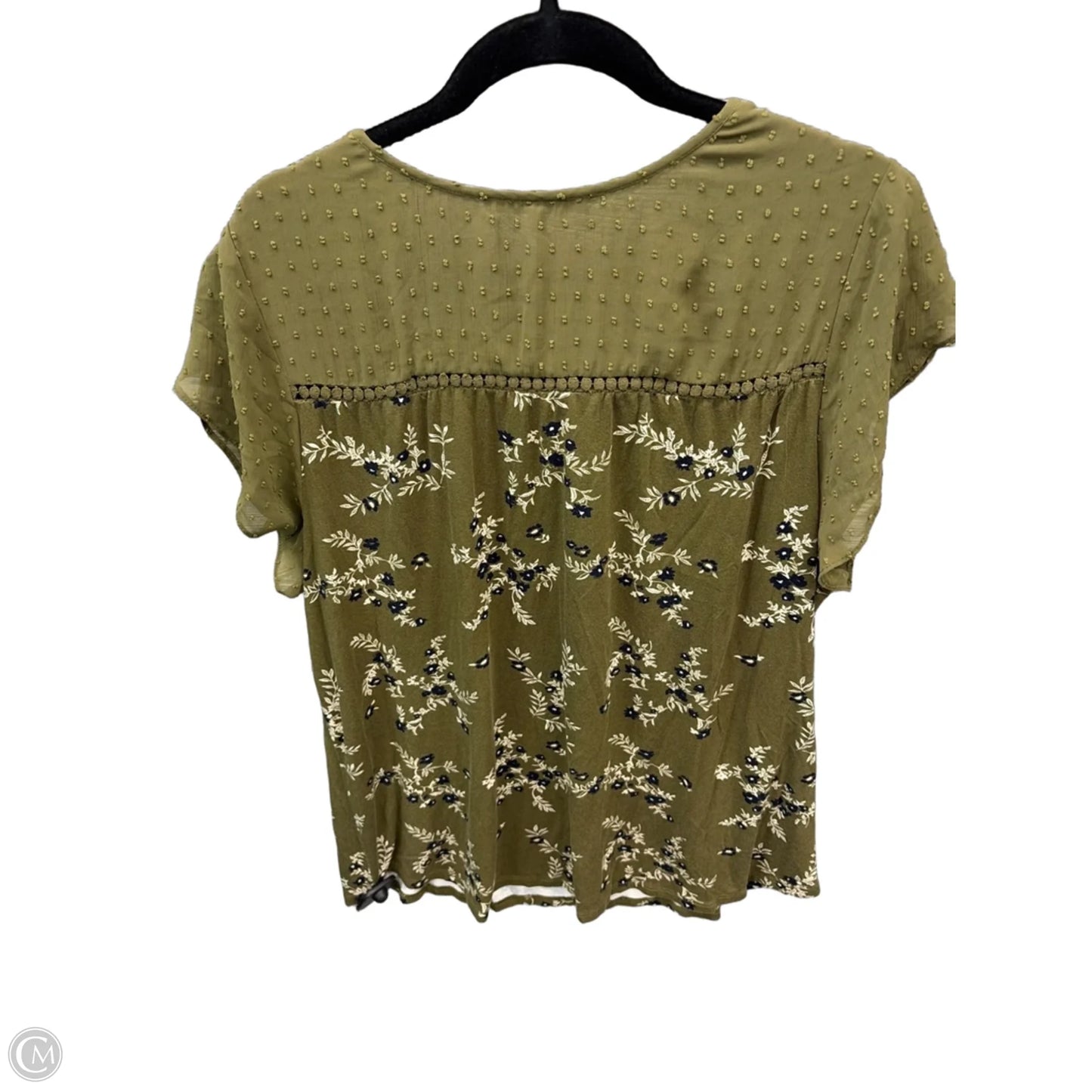 Top Short Sleeve By Daniel Rainn In Green, Size: Xxl