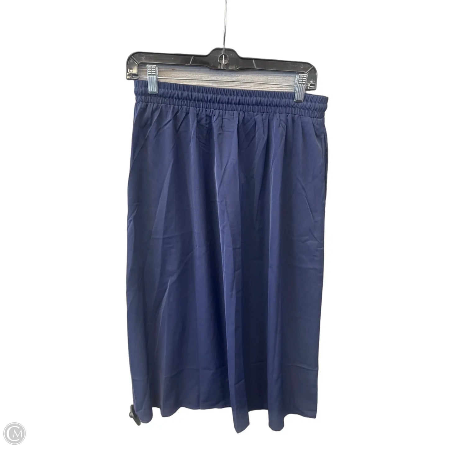 Skirt Midi By Clothes Mentor In Navy, Size: 8