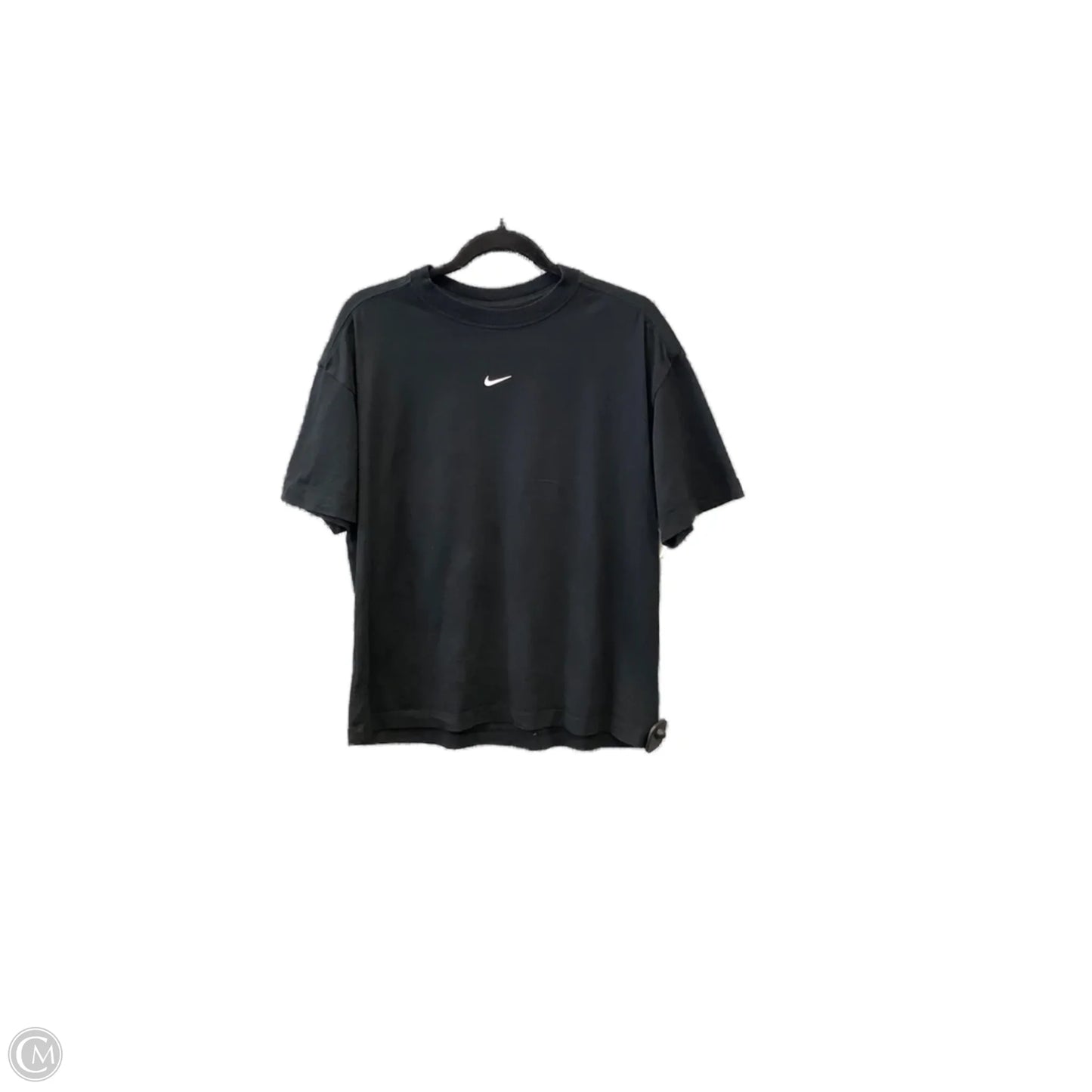 Top Short Sleeve By Nike Apparel In Black, Size: L