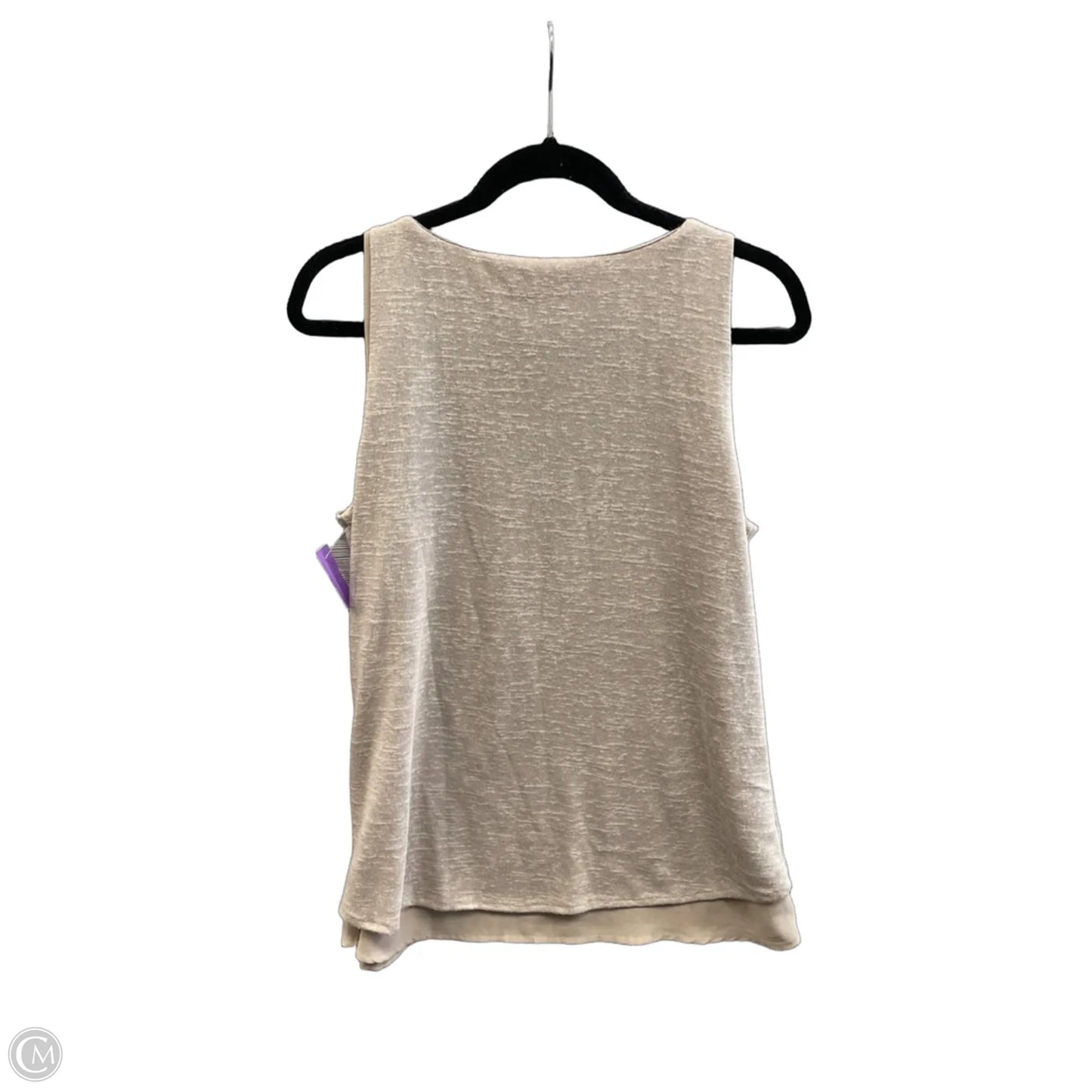Top Sleeveless By Crosby In Beige, Size: L