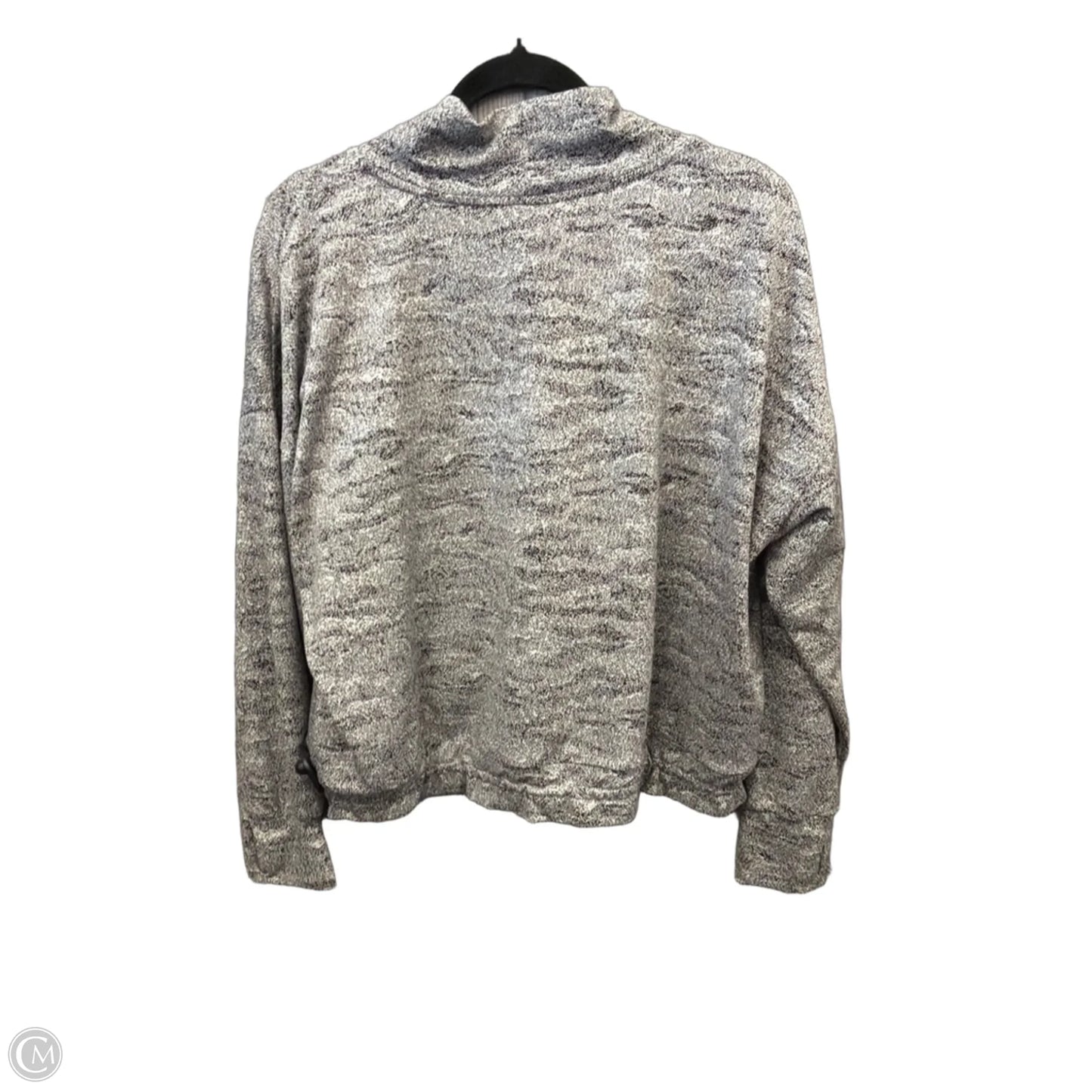 Athletic Top Long Sleeve Collar By Kyodan In Black, Size: Xl