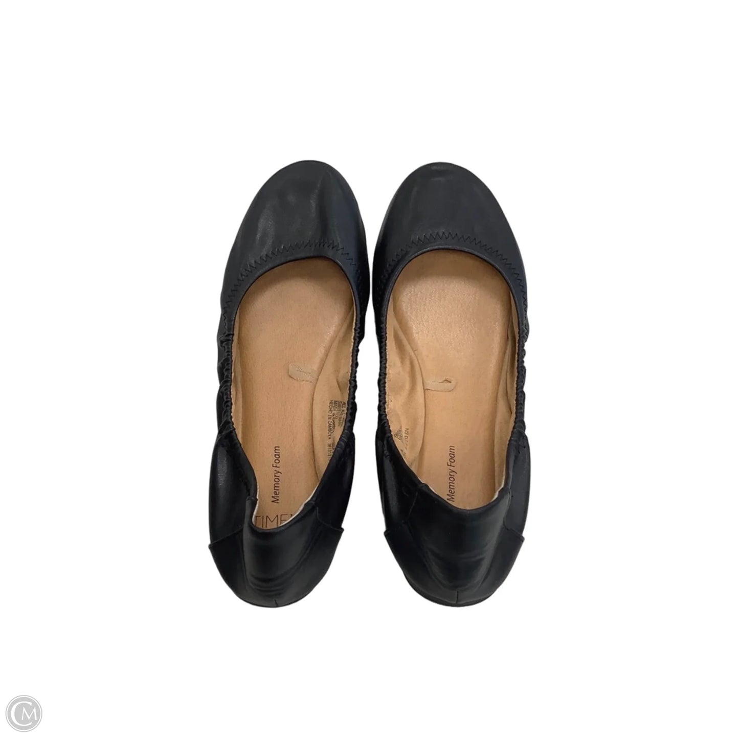 Shoes Flats By Time And Tru In Black, Size: 7