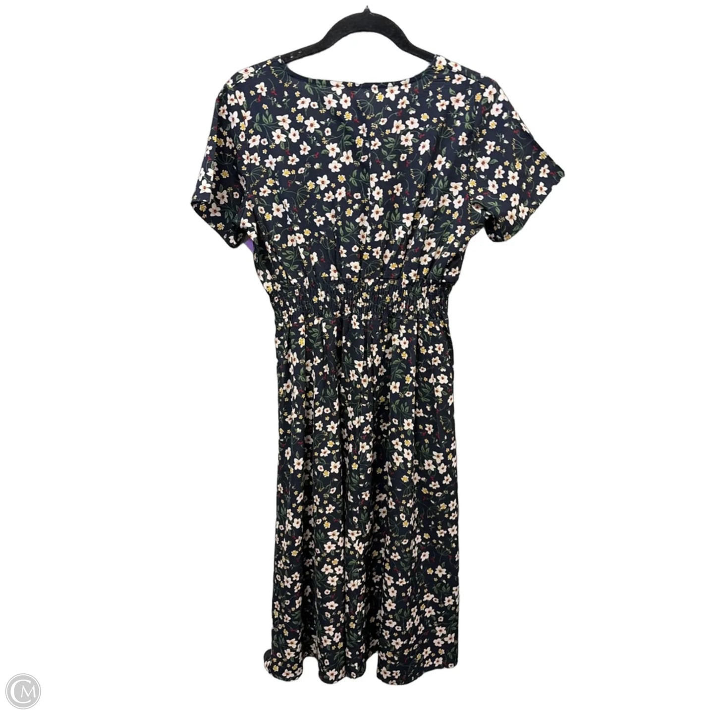 Dress Casual Midi By Shein In Navy, Size: S