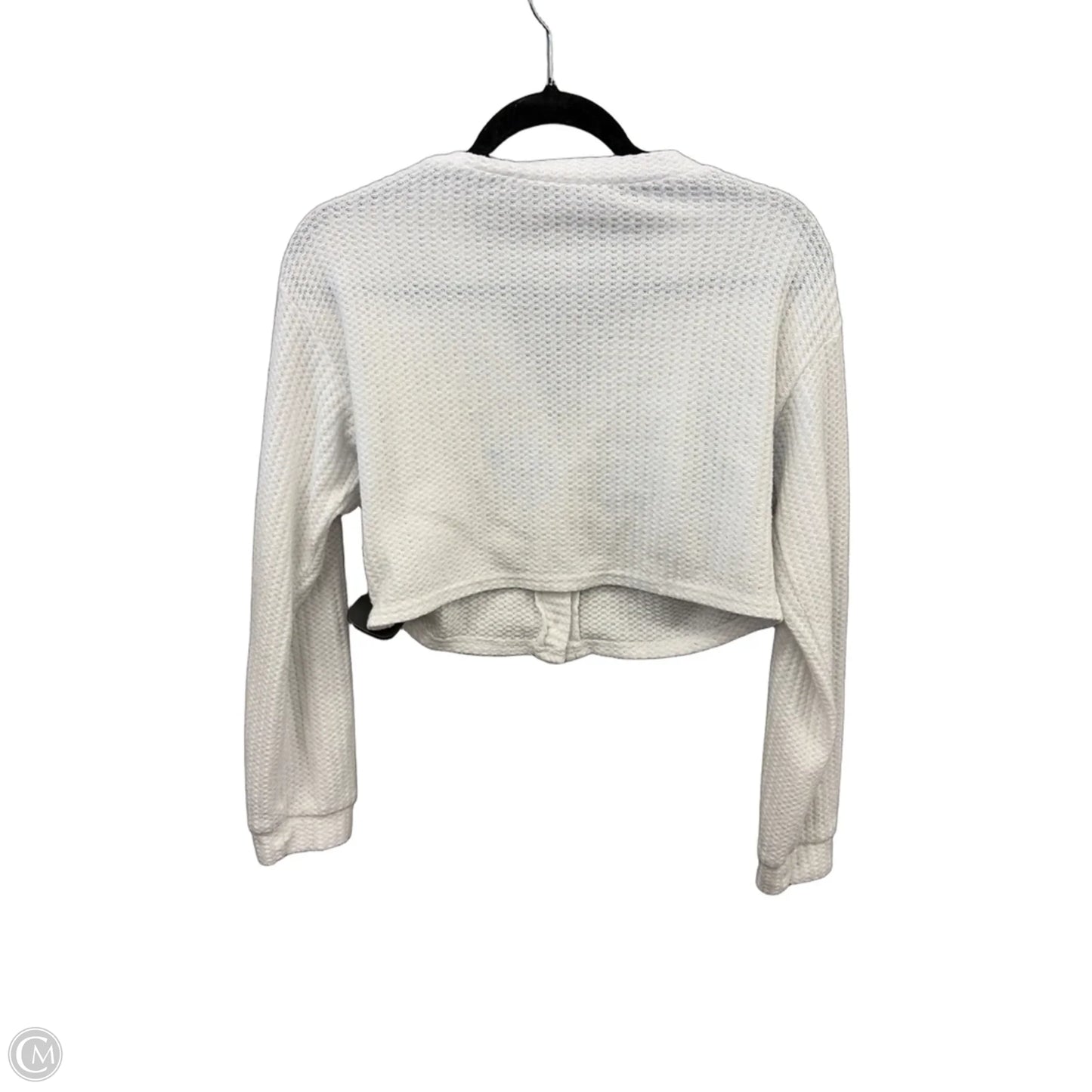 Cardigan By Clothes Mentor In White, Size: S