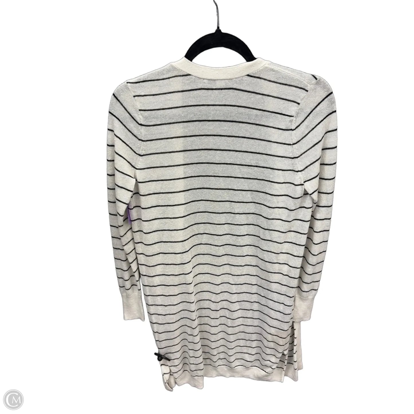Cardigan By Halogen In Striped Pattern, Size: Xs