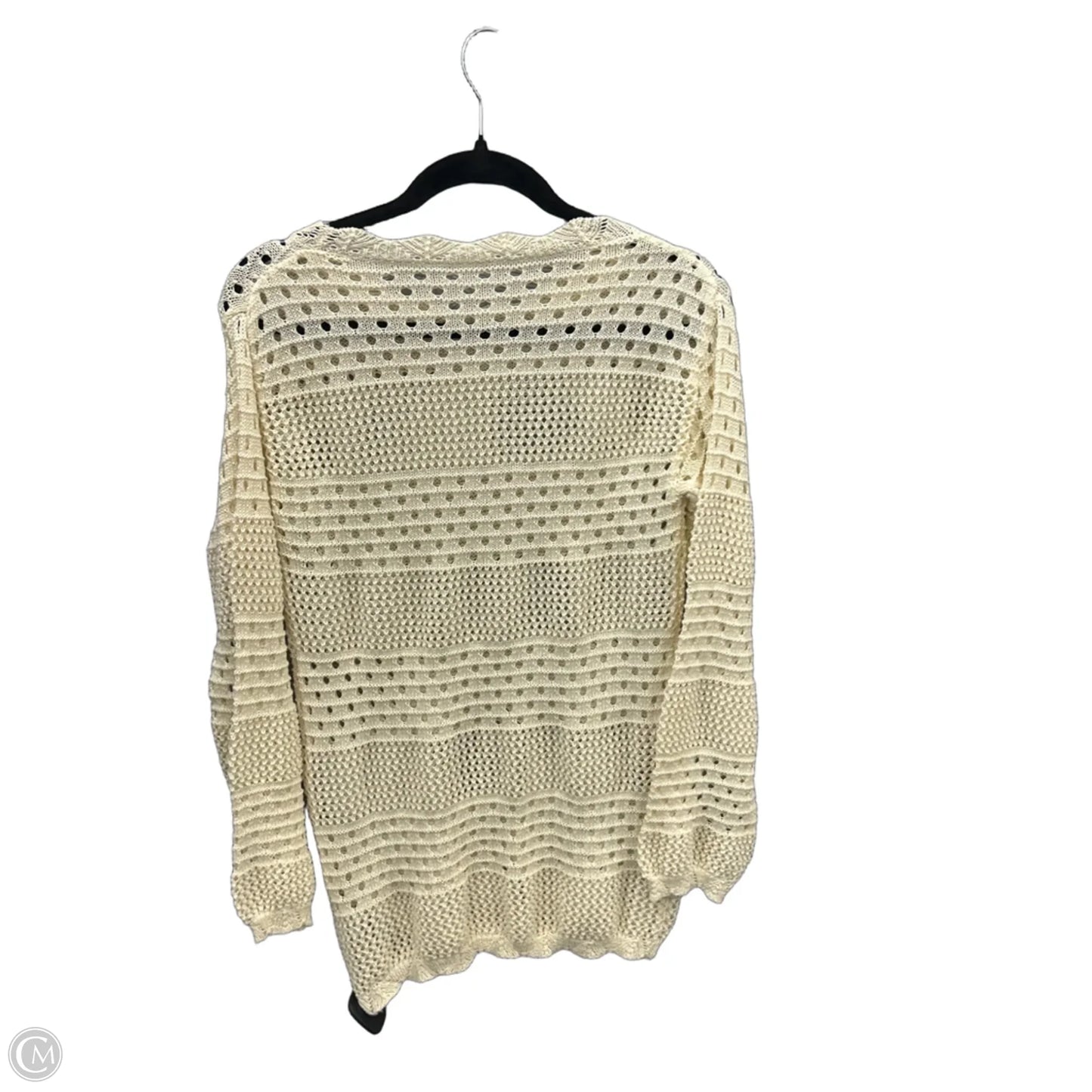 Swimwear Cover-up By Clothes Mentor In Cream, Size: S