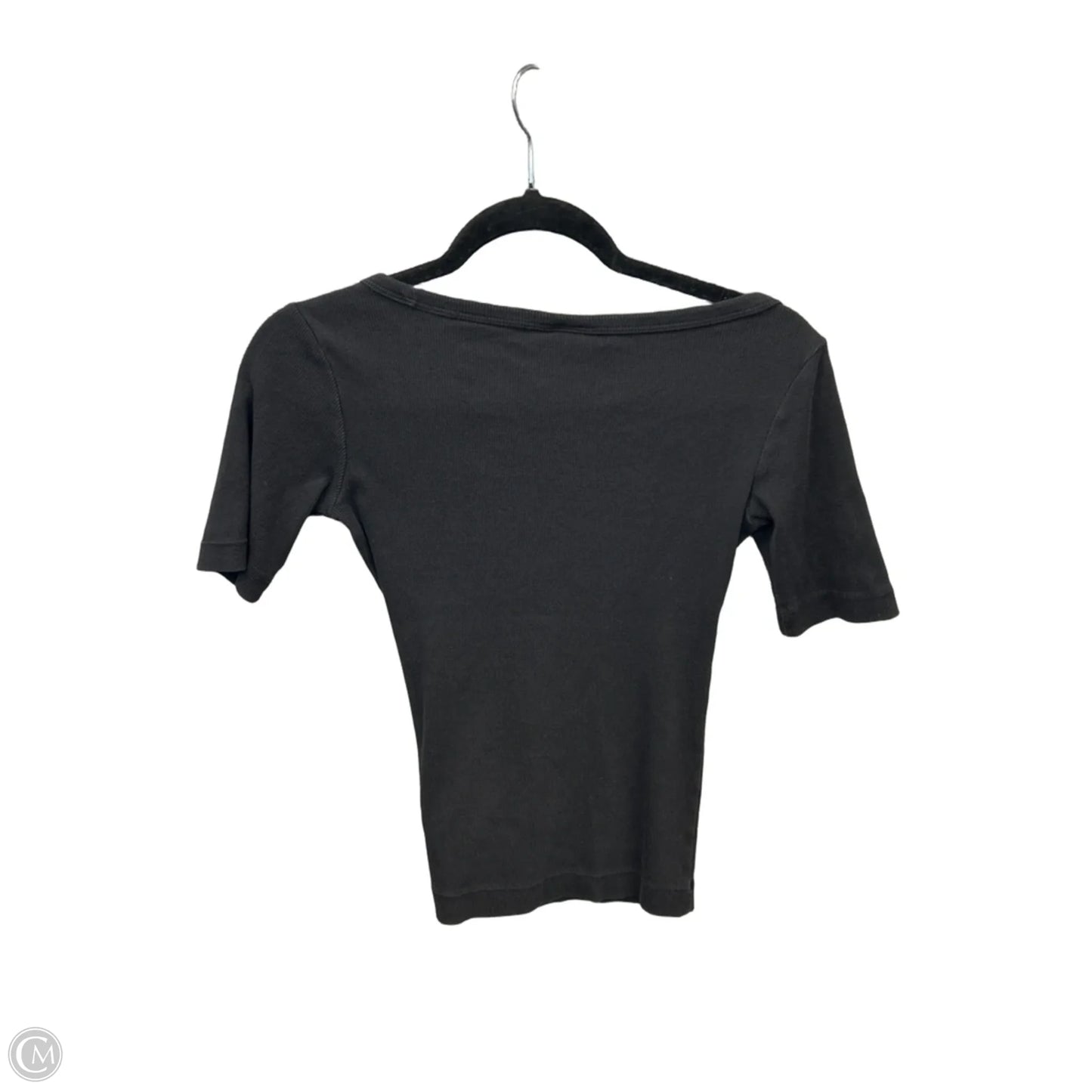 Top Short Sleeve Basic By H&m In Black, Size: S