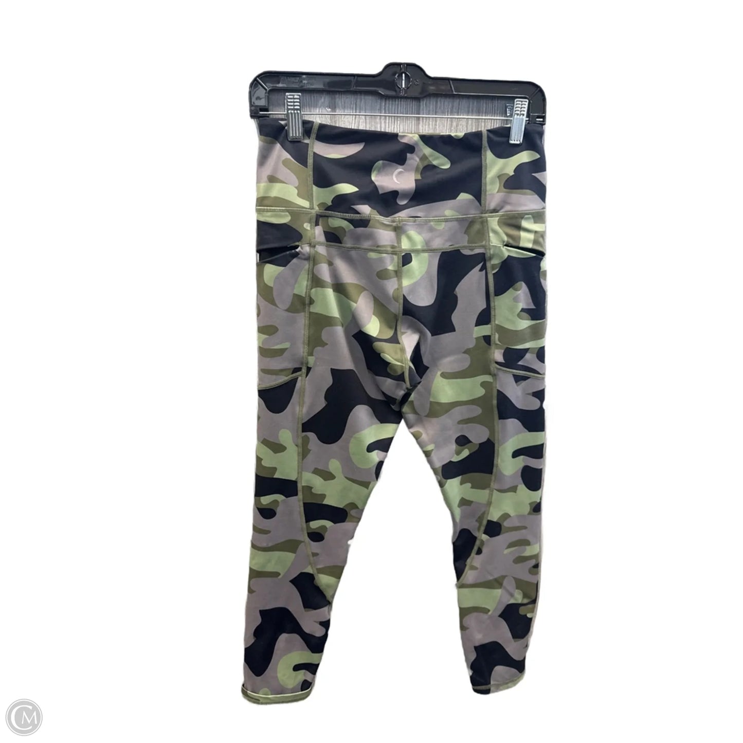 Athletic Leggings By Zyia In Camouflage Print, Size: M