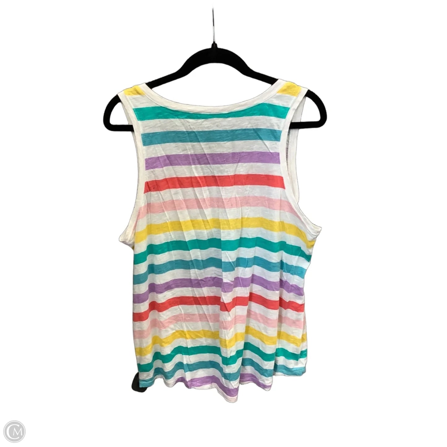 Top Sleeveless By Torrid In Striped Pattern, Size: 1x