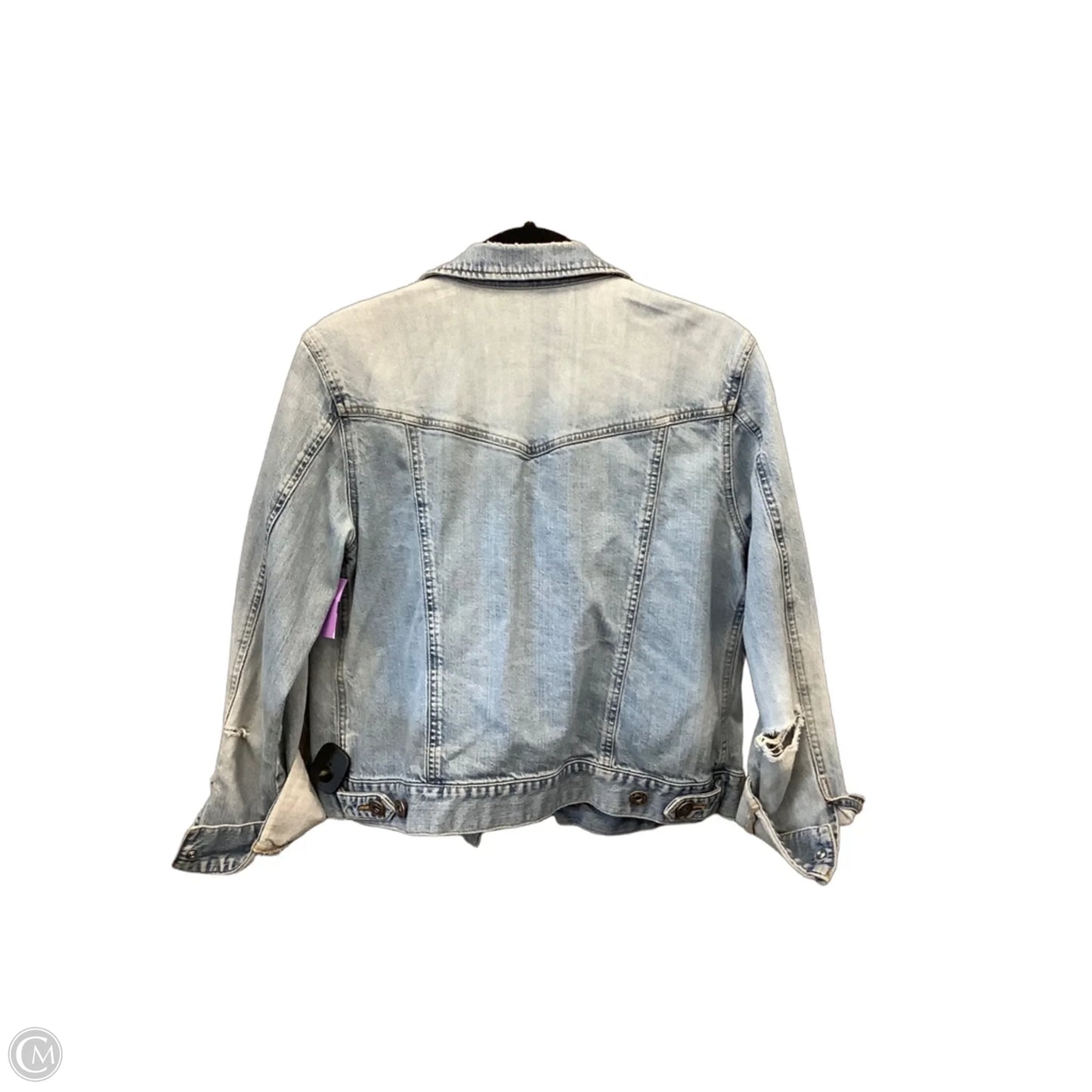 Jacket Denim By Izod In Blue Denim, Size: M