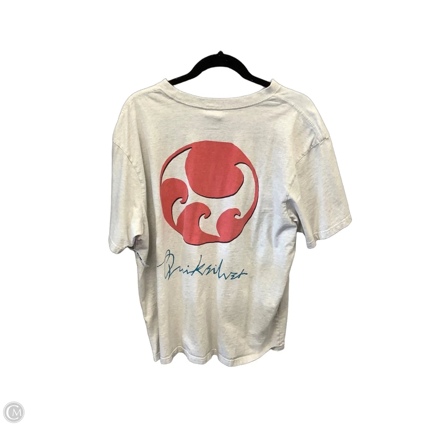 Top Short Sleeve By Quicksilver In Grey, Size: Xl