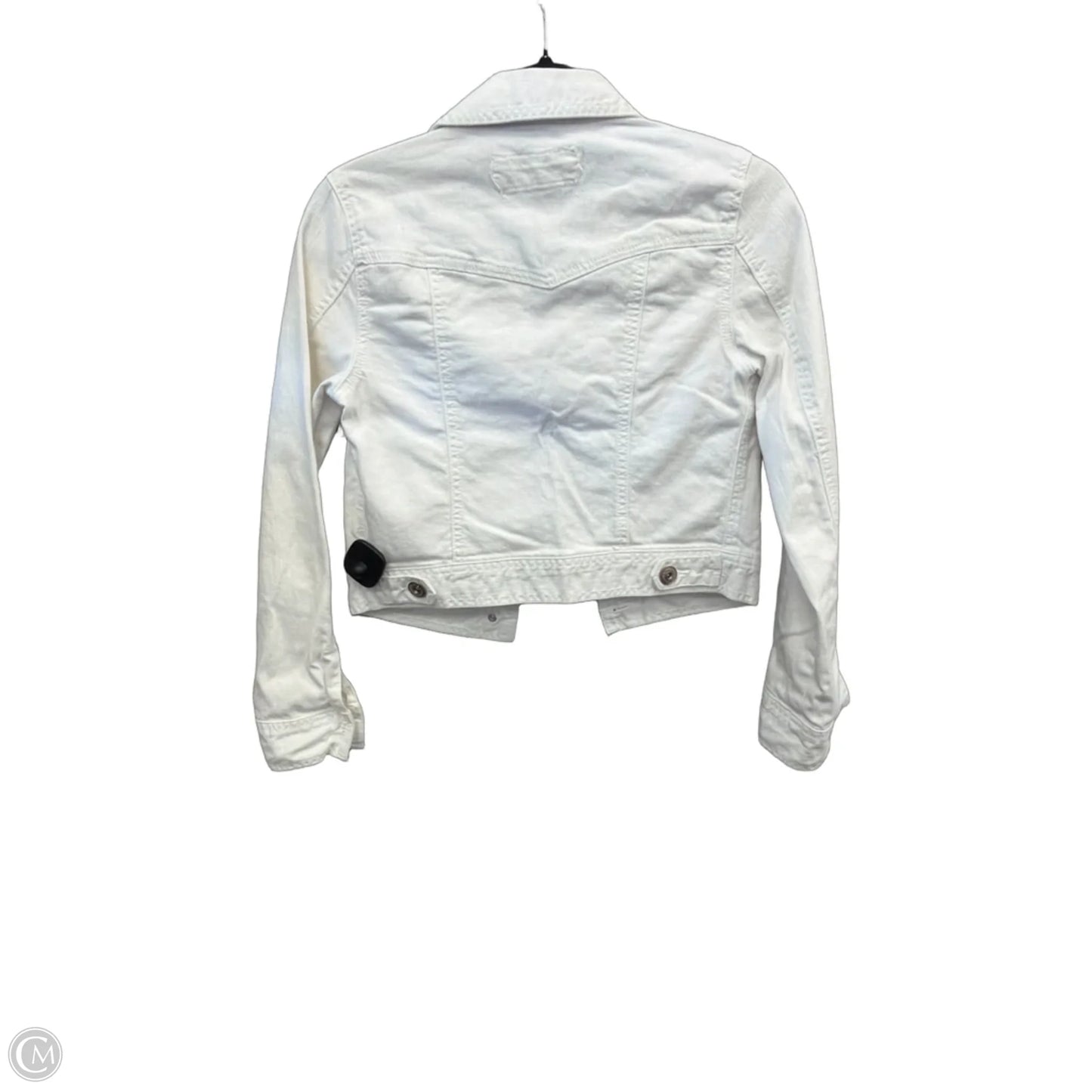 Jacket Denim By Maurices In White Denim, Size: S