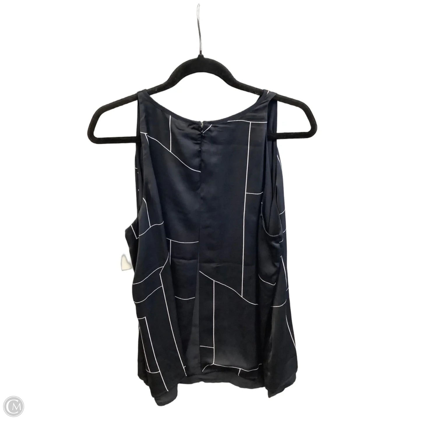 Top Sleeveless By Willi Smith In Black, Size: Xl