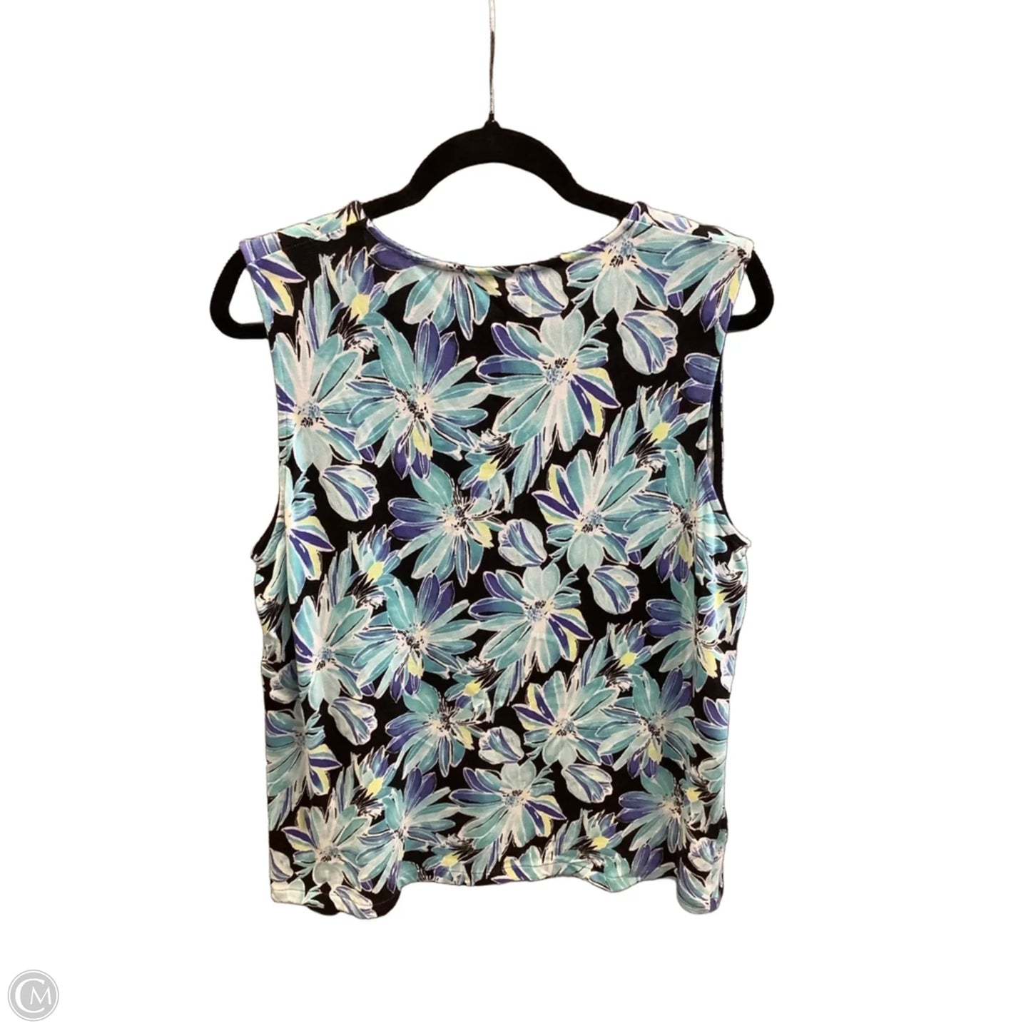 Top Sleeveless By Talbots In Blue, Size: 2x