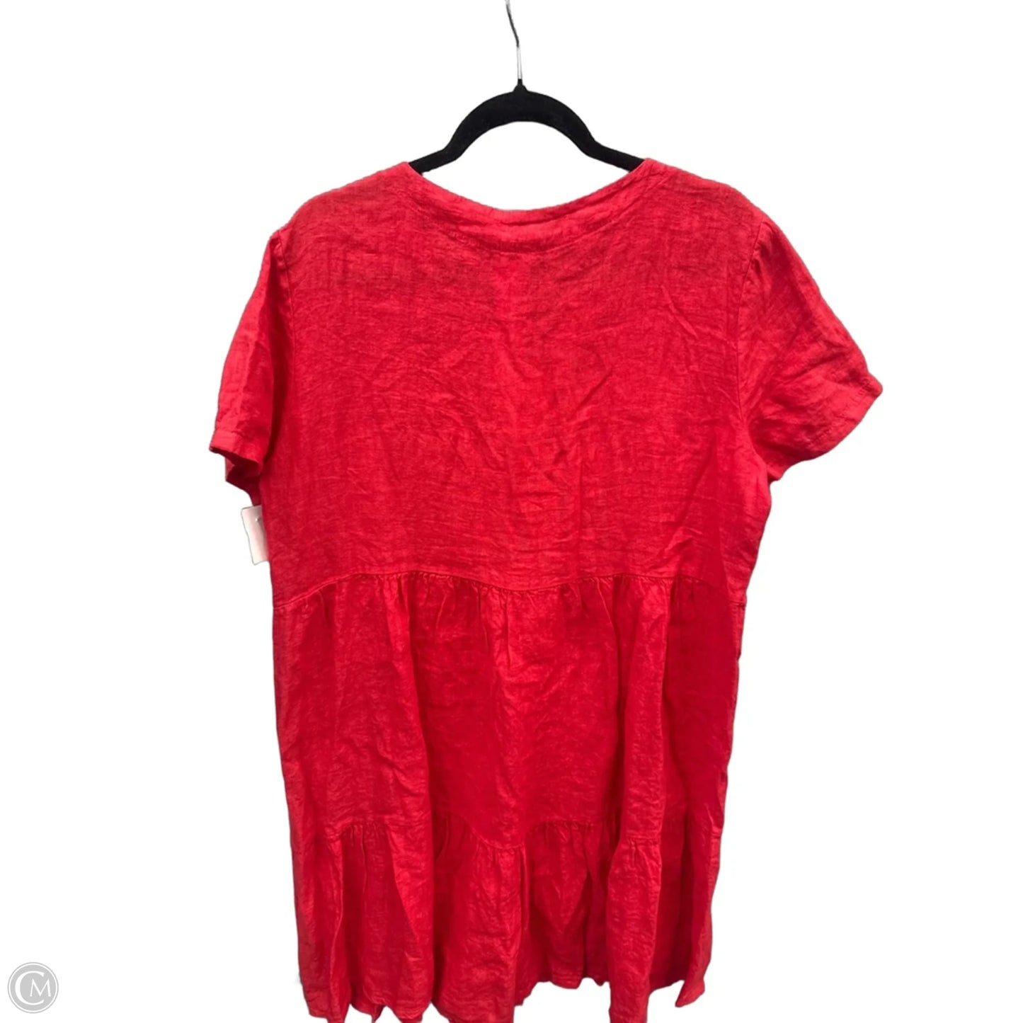 Dress Casual Midi By Clothes Mentor In Red, Size: Xl