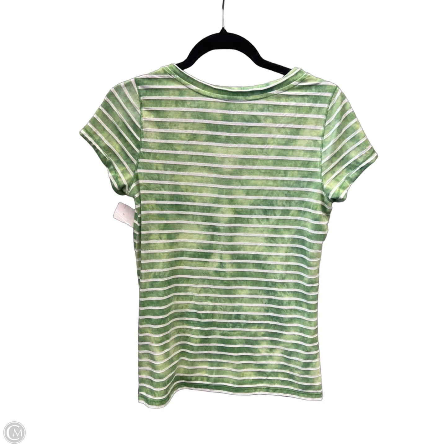 Top Short Sleeve By Gap In Striped Pattern, Size: M