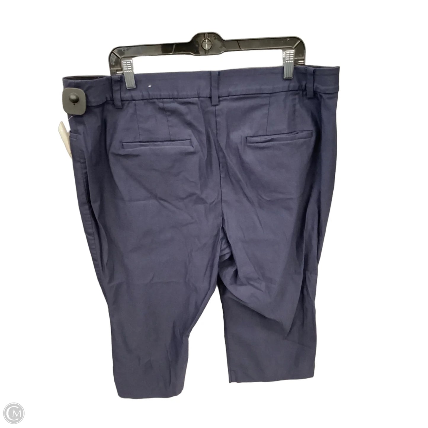 Capris By Lane Bryant In Navy, Size: 18