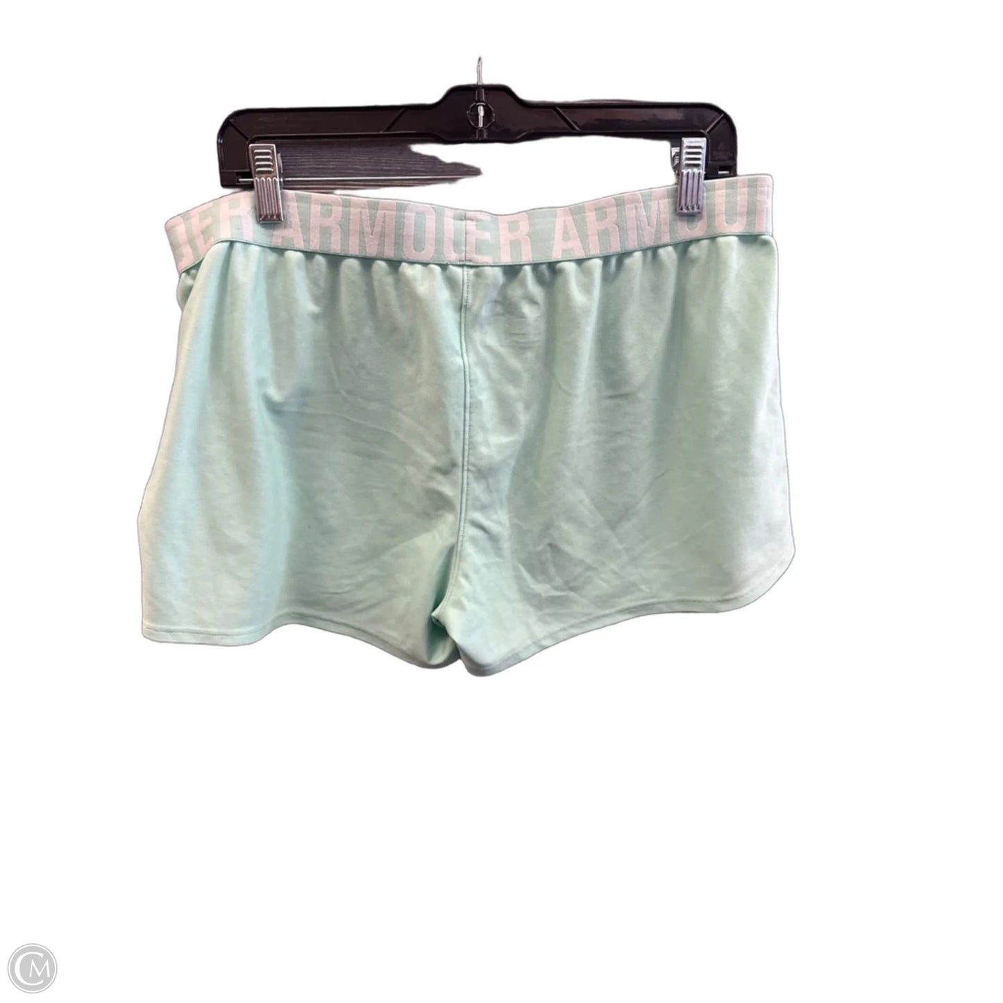 Athletic Shorts By Under Armour In Green, Size: L