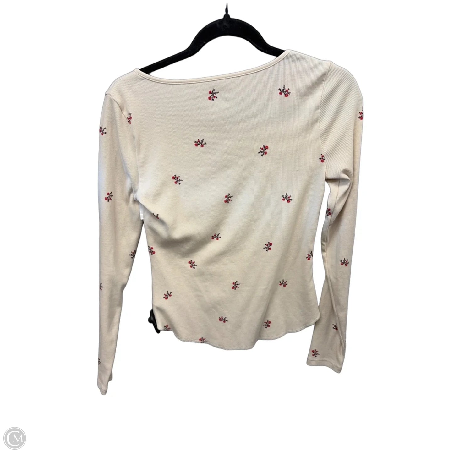 Top Long Sleeve By Old Navy In Tan, Size: S