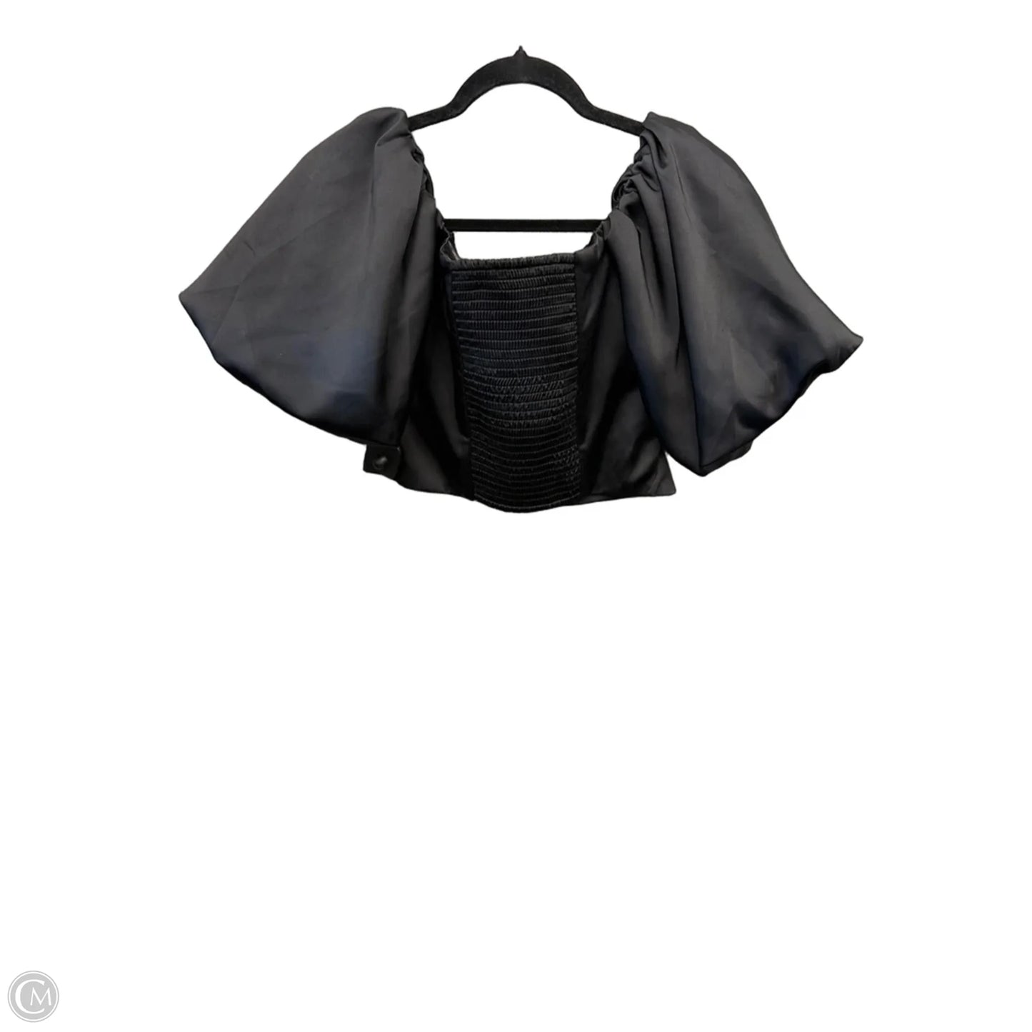 Top Short Sleeve By Express In Black, Size: S