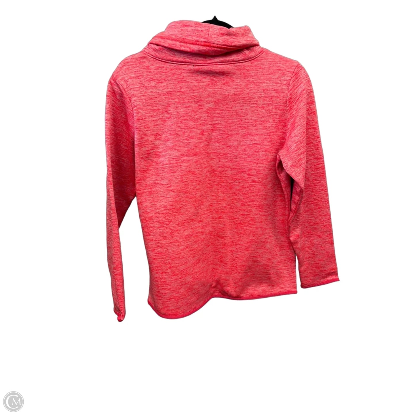 Athletic Top Long Sleeve Crewneck By Under Armour In Pink, Size: M