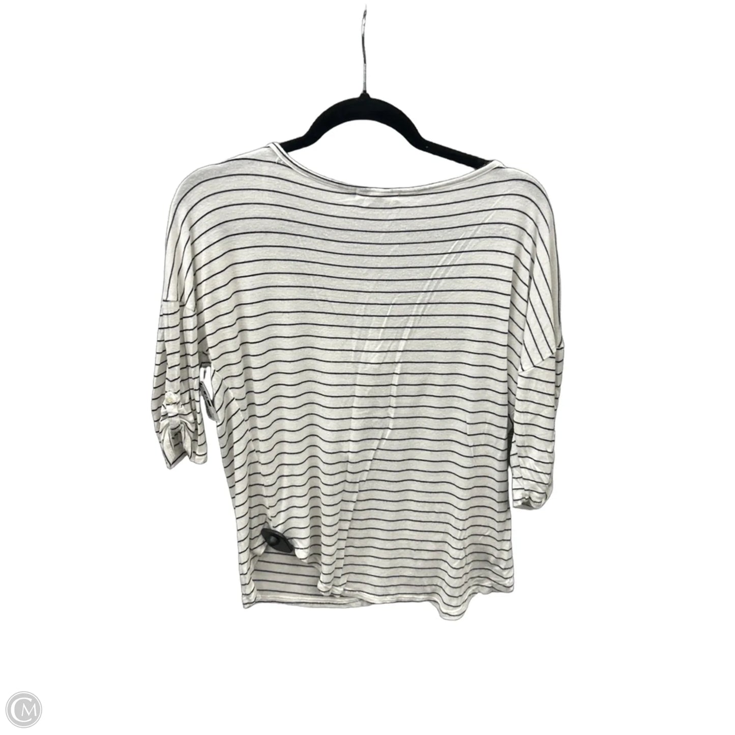 Top 3/4 Sleeve By Wishful Park In White, Size: M