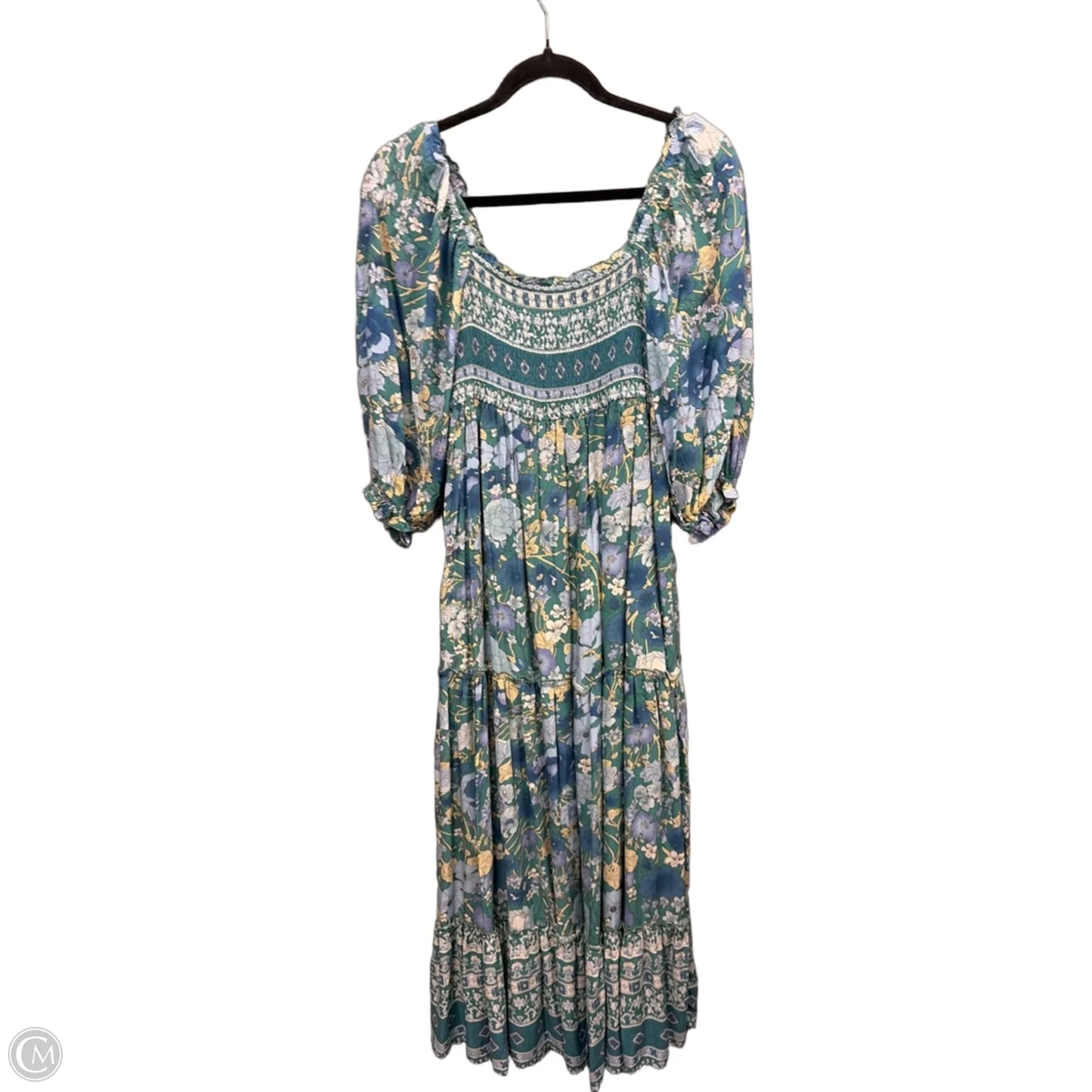 Dress Casual Maxi By In Loom In Green, Size: M