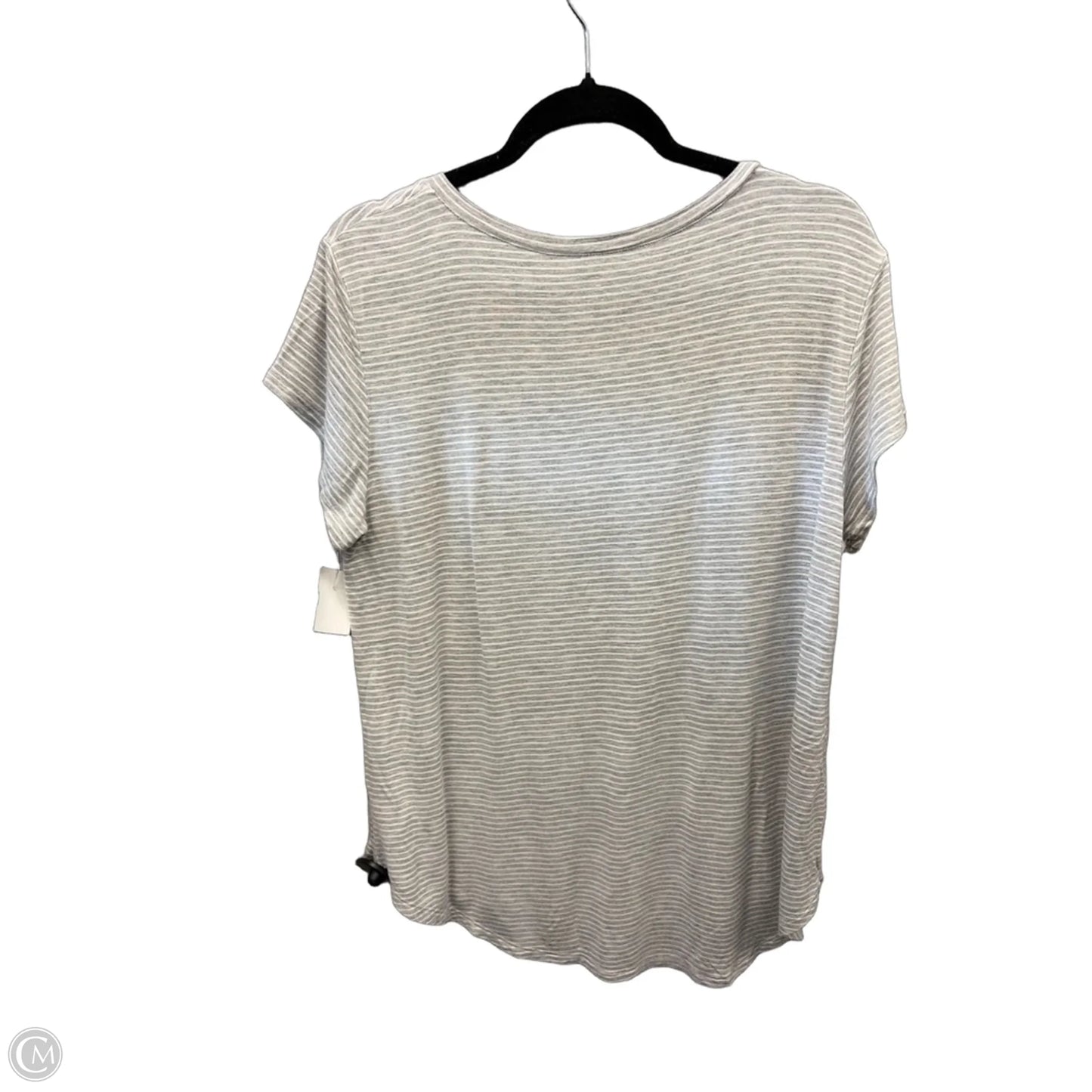 Tunic Short Sleeve By American Eagle In Striped Pattern, Size: L