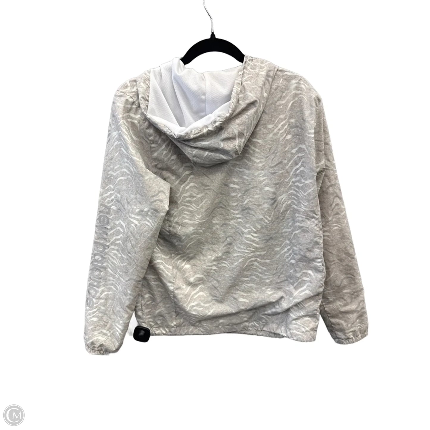 Athletic Jacket By New Balance In Grey, Size: L