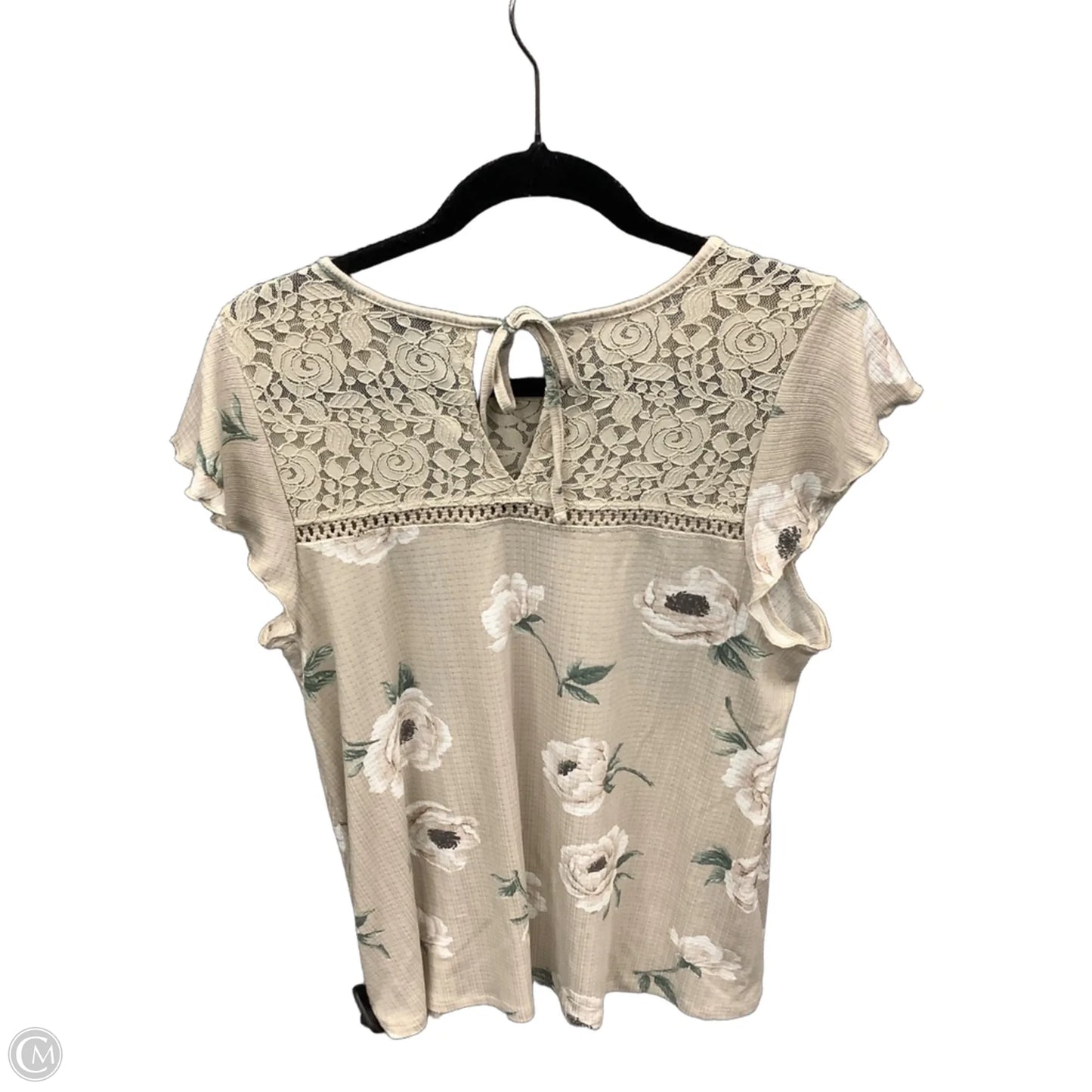 Top Short Sleeve By Torrid In Tan, Size: M