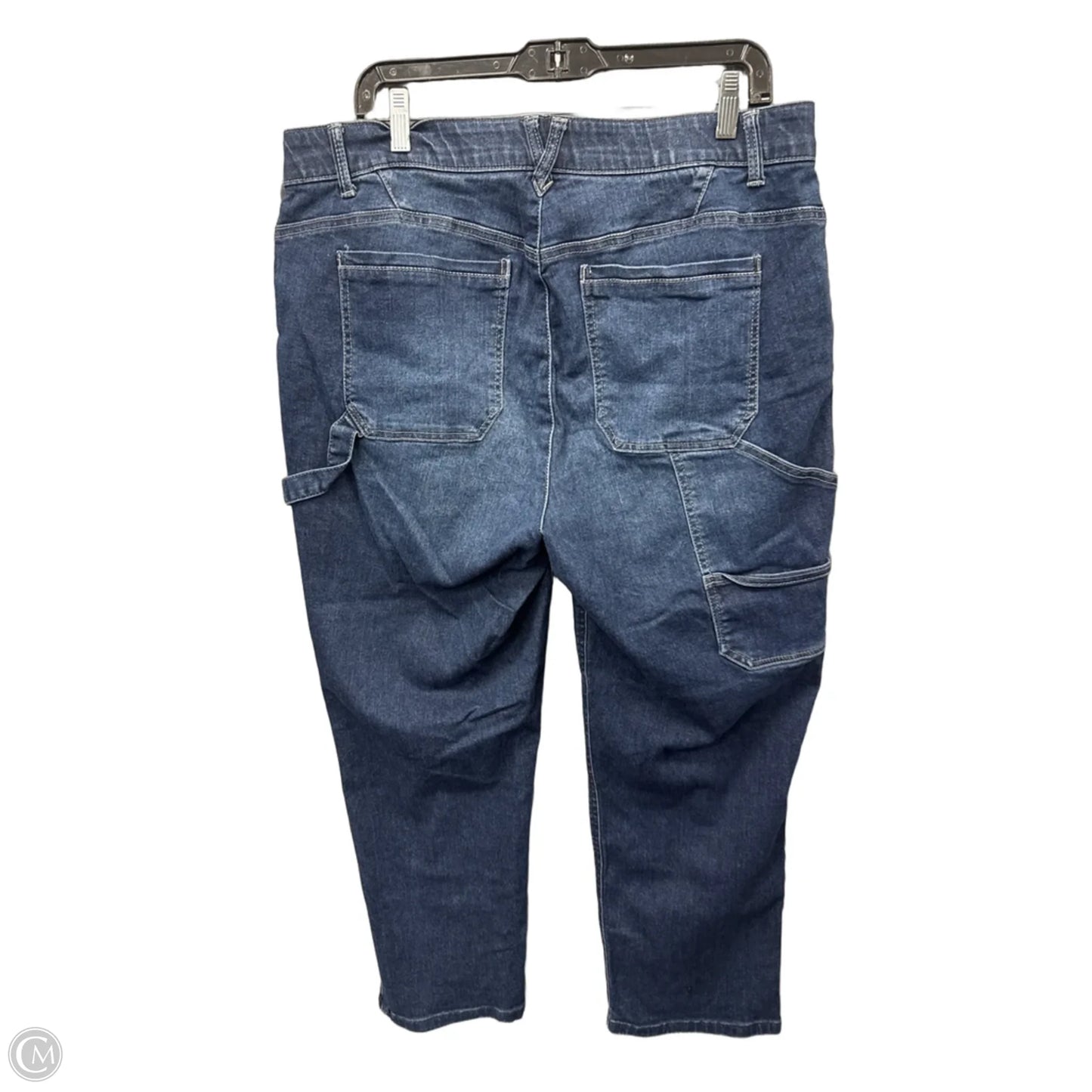 Jeans Cropped By Democracy In Blue Denim, Size: 16