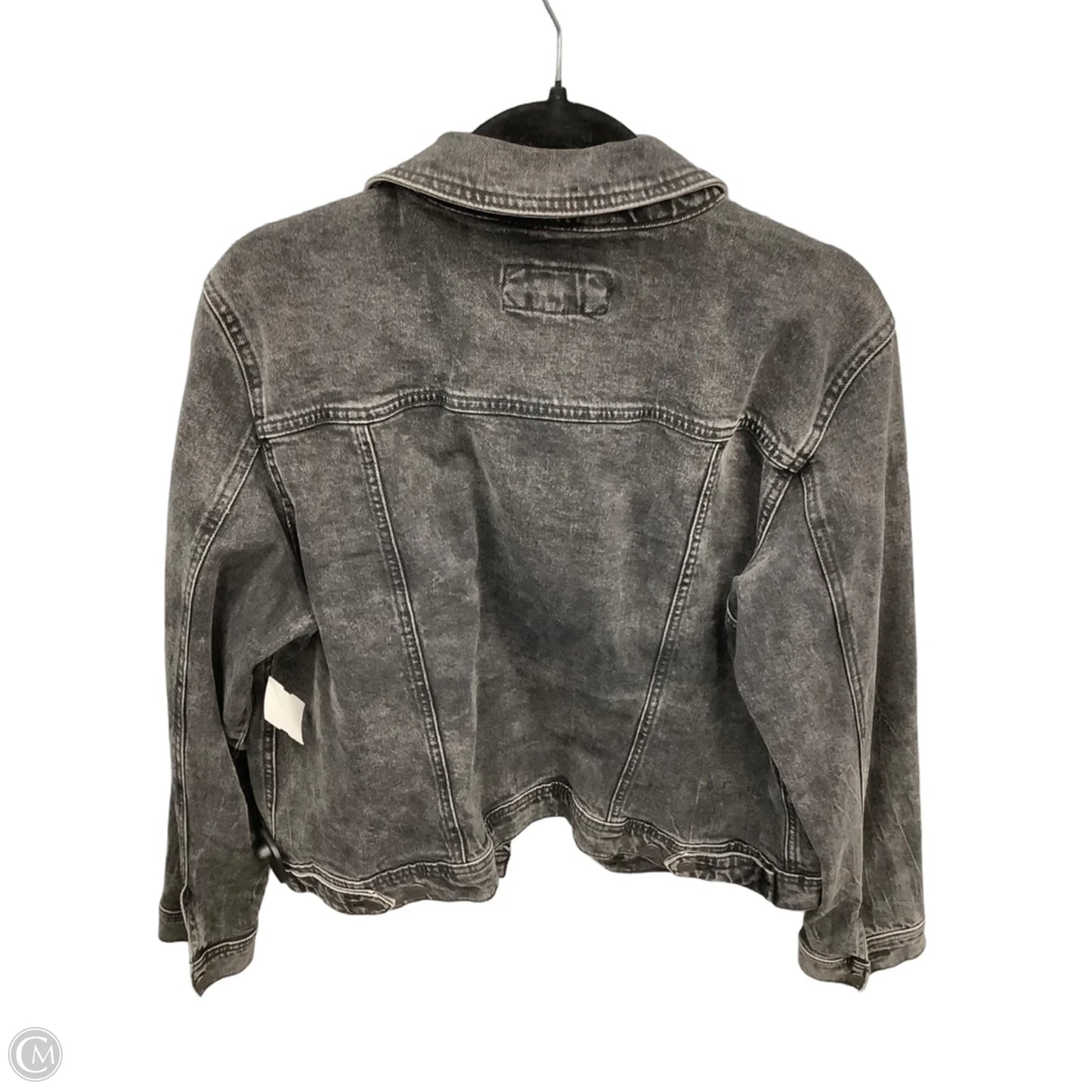 Jacket Denim By Maurices In Black Denim, Size: Xxl