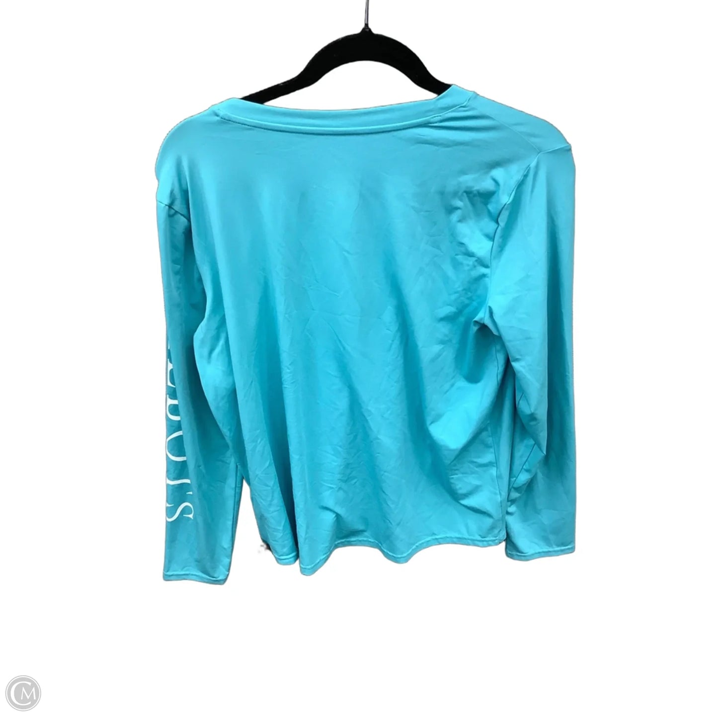 Athletic Top Long Sleeve Crewneck By Talbots In Blue, Size: M