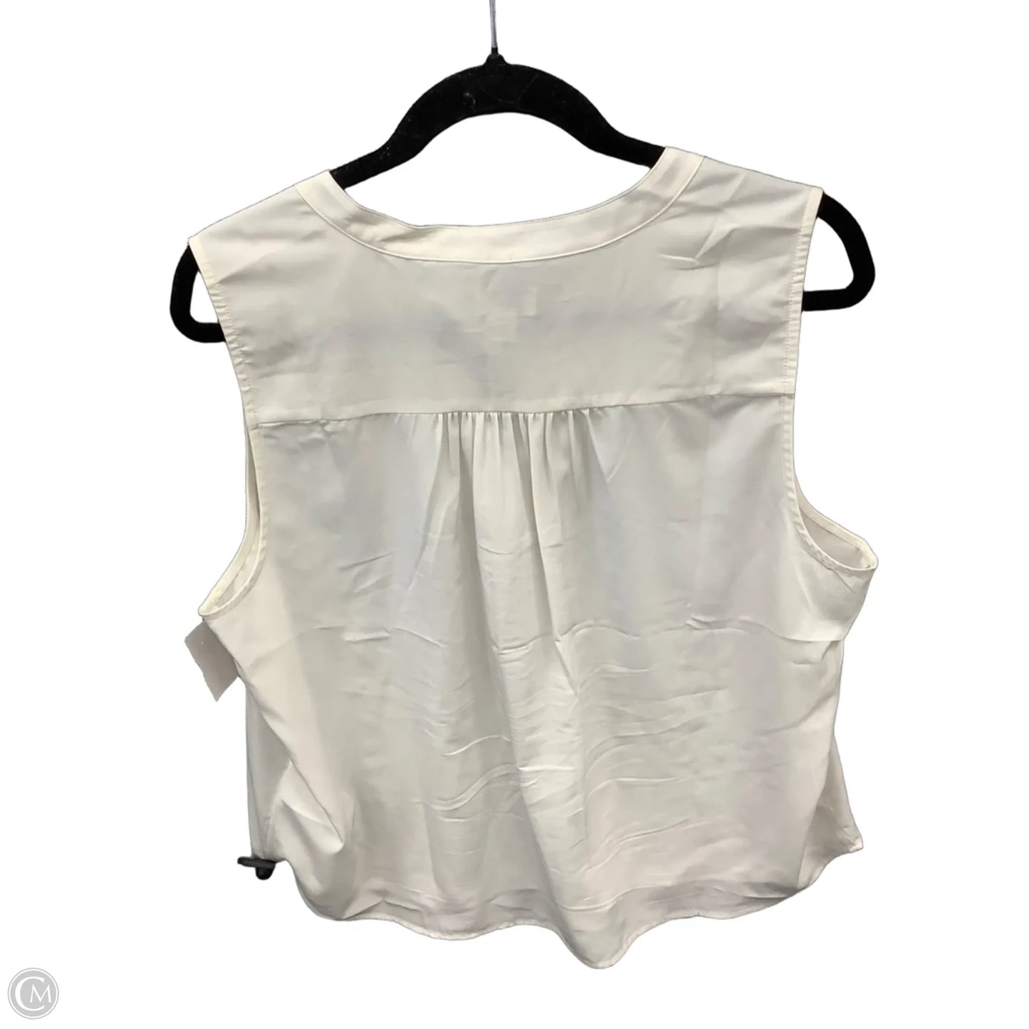 Top Sleeveless By J. Crew In White, Size: L