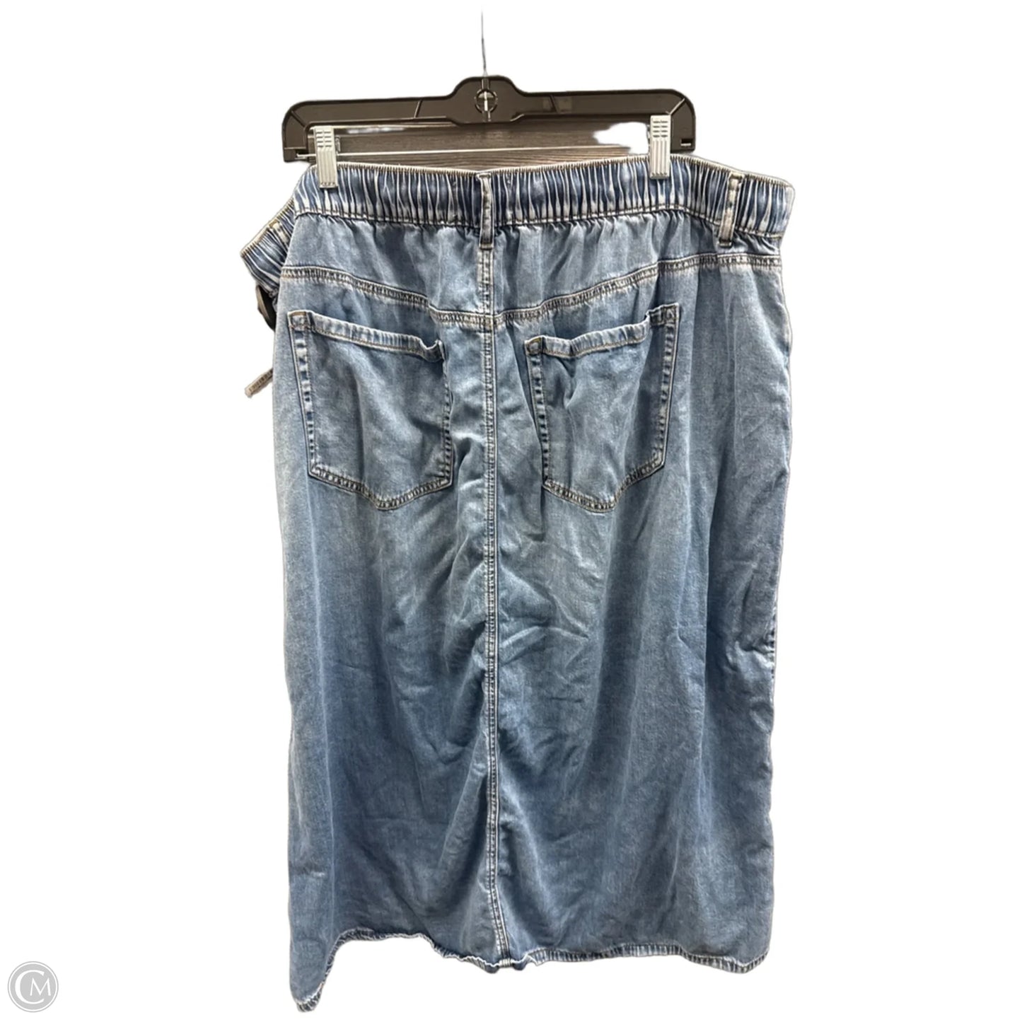 Skirt Maxi By Lane Bryant In Blue Denim, Size: 24