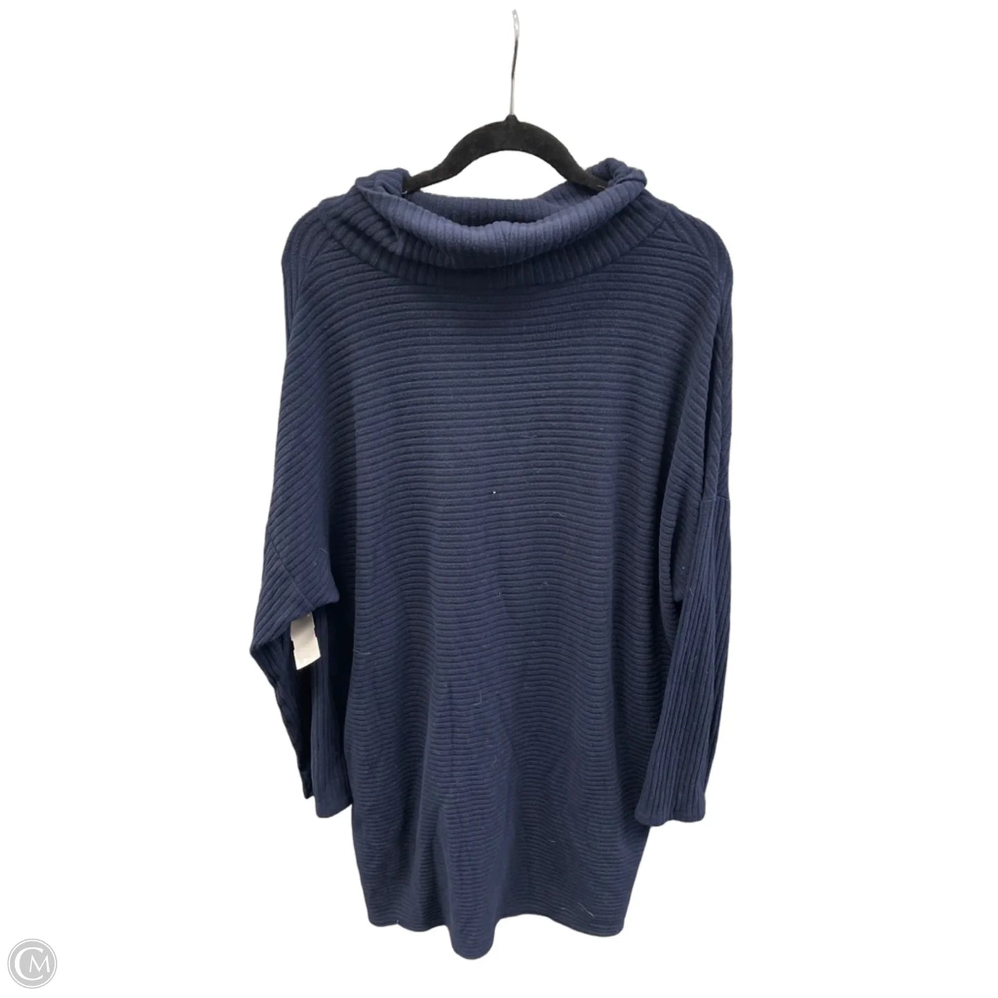 Tunic Long Sleeve By Time And Tru In Navy, Size: Xxl