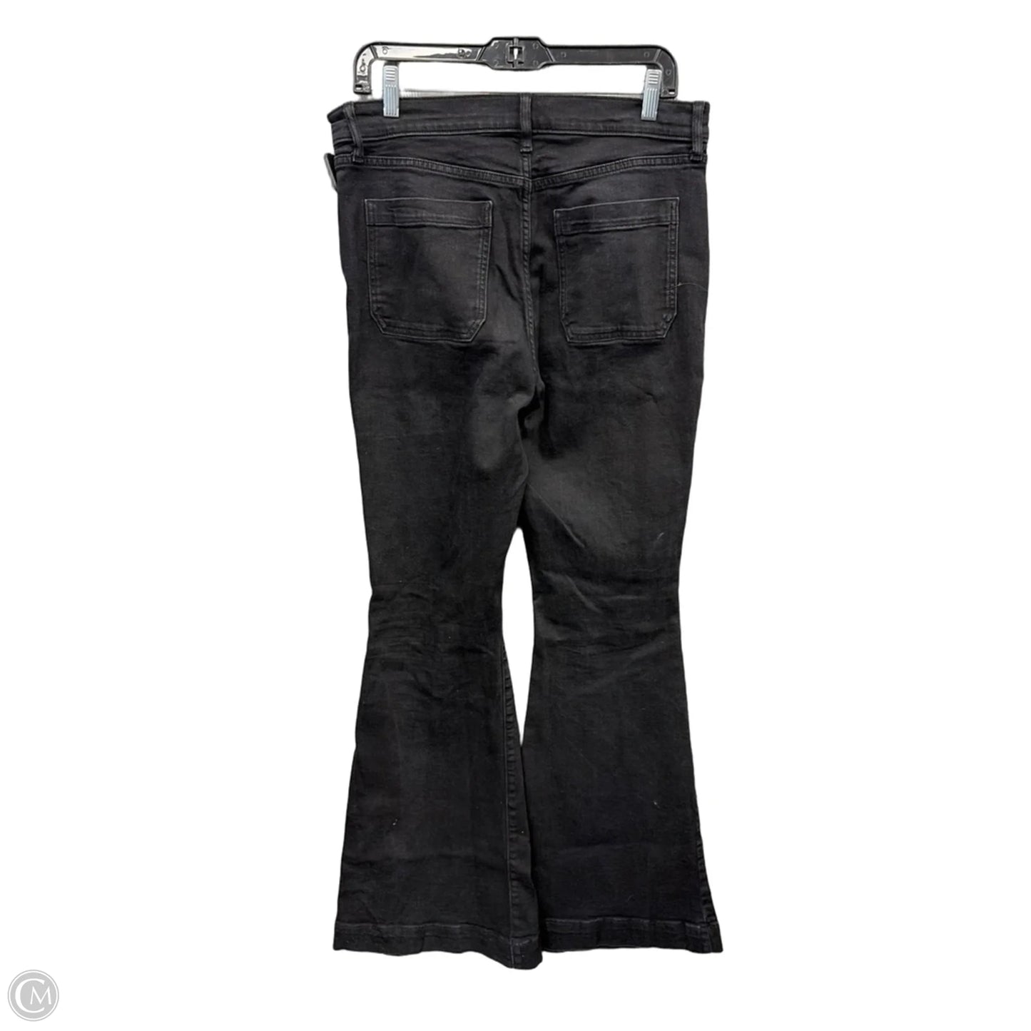Jeans Flared By Ana In Black Denim, Size: 12