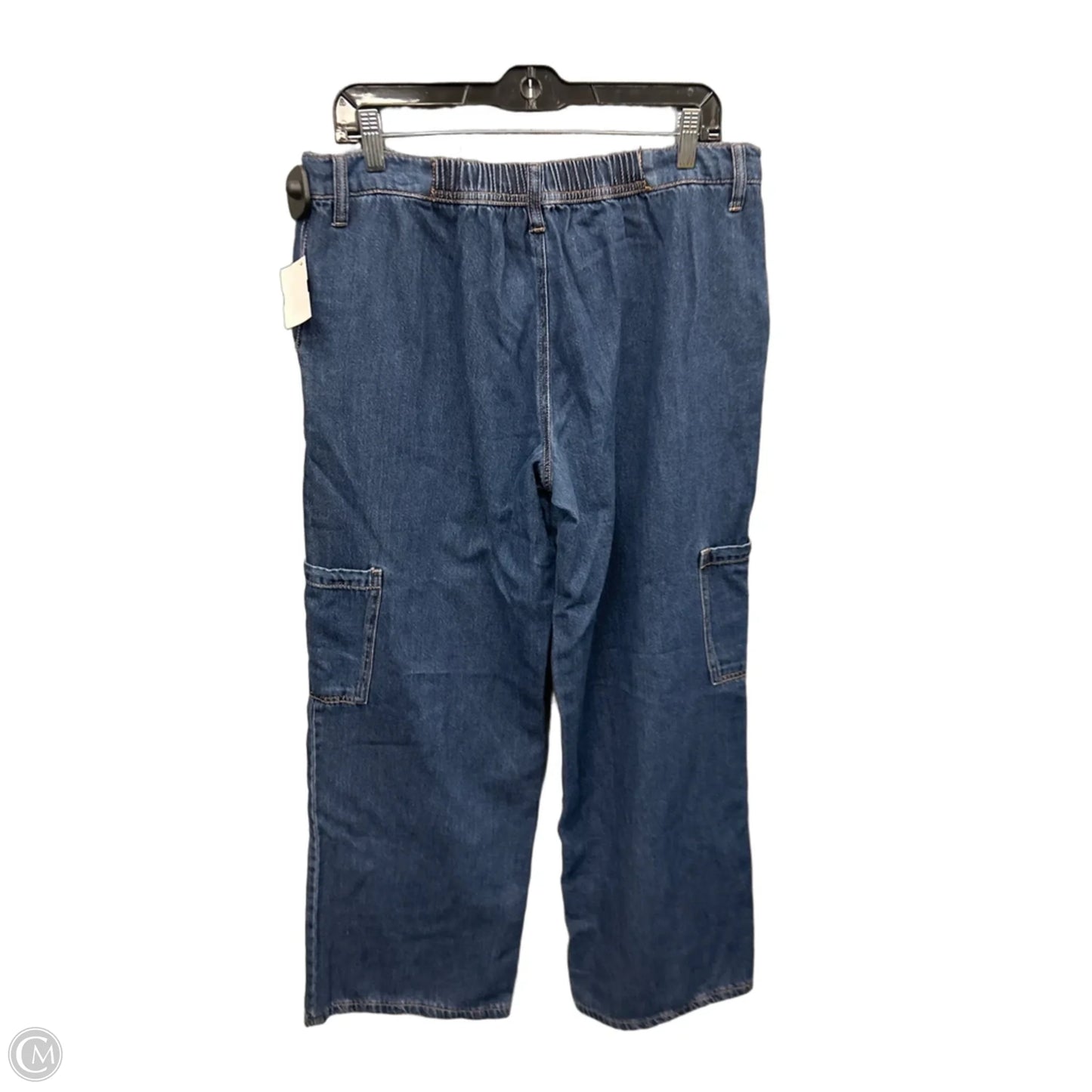 Pants Wide Leg By Celebrity Pink In Blue Denim, Size: 12