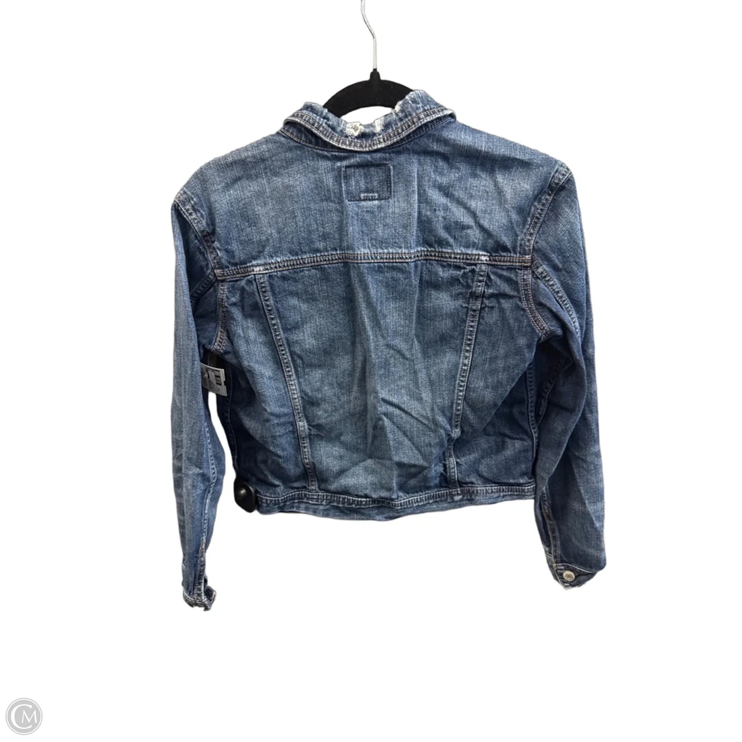 Jacket Denim By American Eagle In Blue Denim, Size: Xs