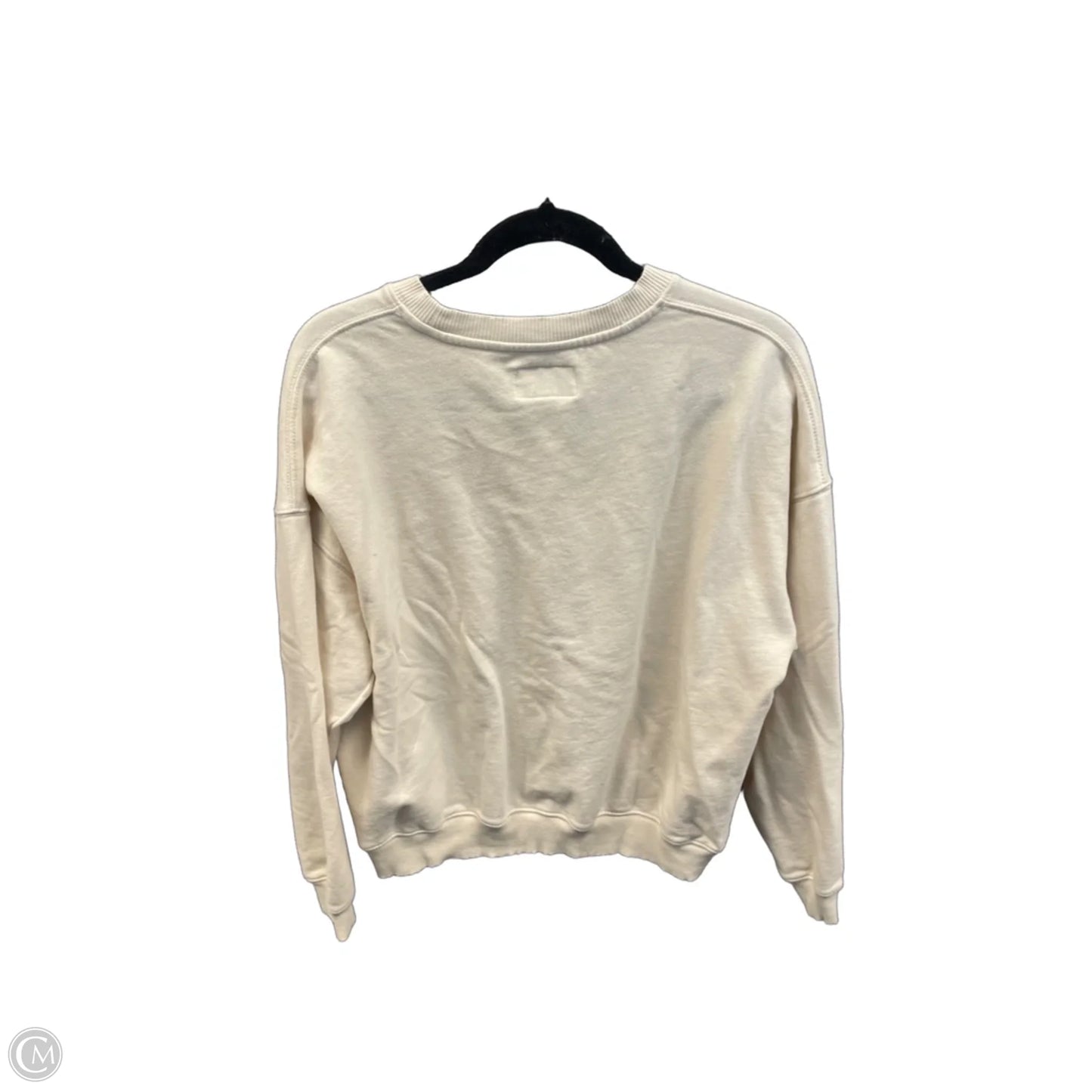 Sweatshirt Crewneck By American Eagle In Cream, Size: M