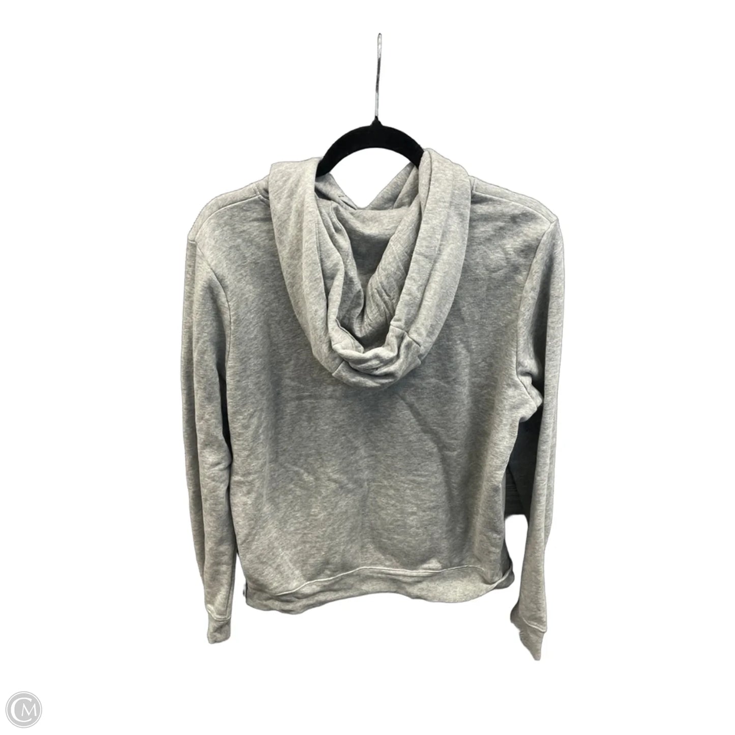 Sweatshirt Hoodie By Nike Apparel In Grey, Size: M