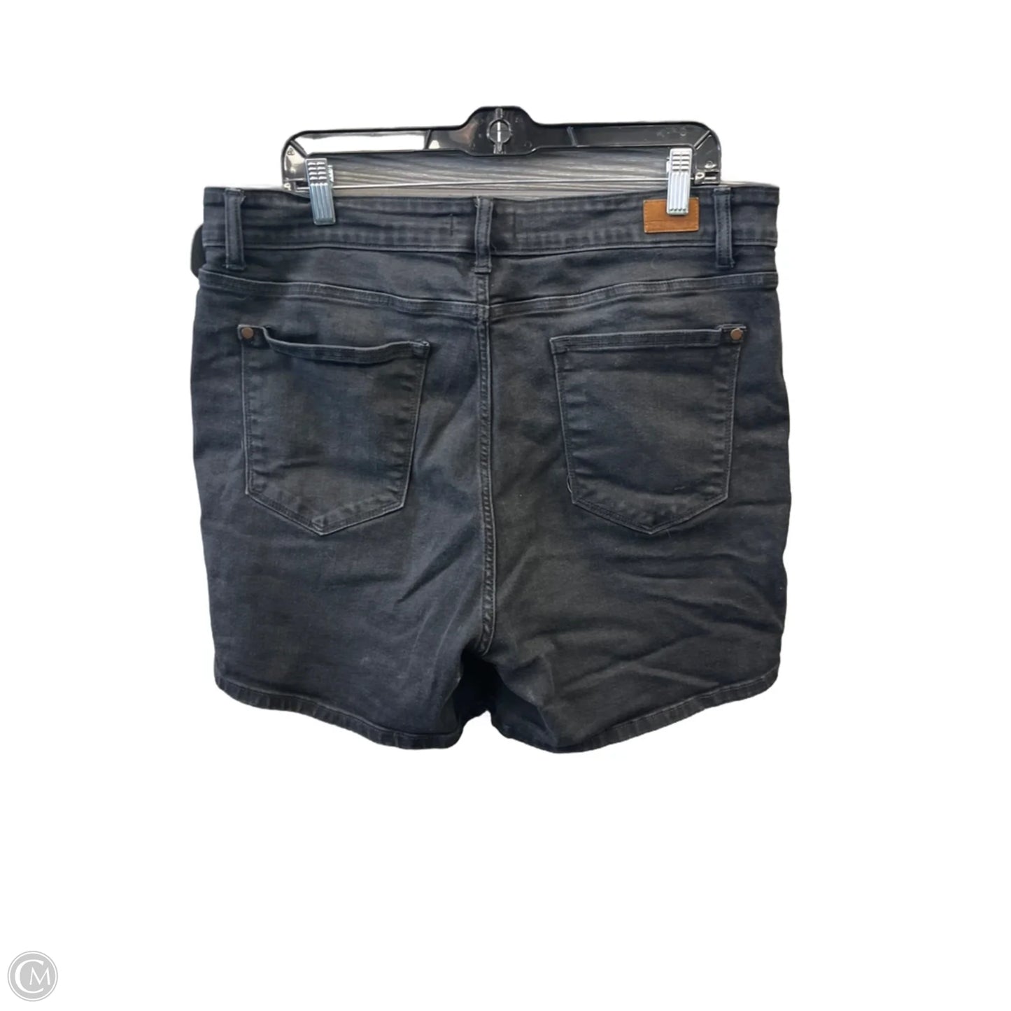 Shorts By Judy Blue In Black Denim, Size: 3x