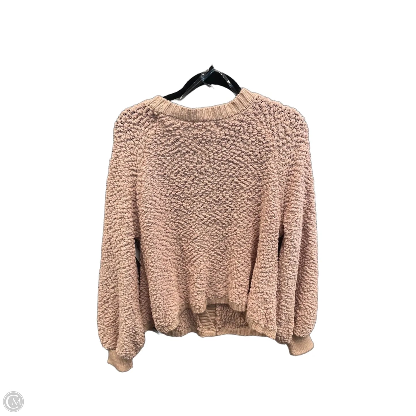 Sweater Cardigan By Zenana In Pink, Size: S
