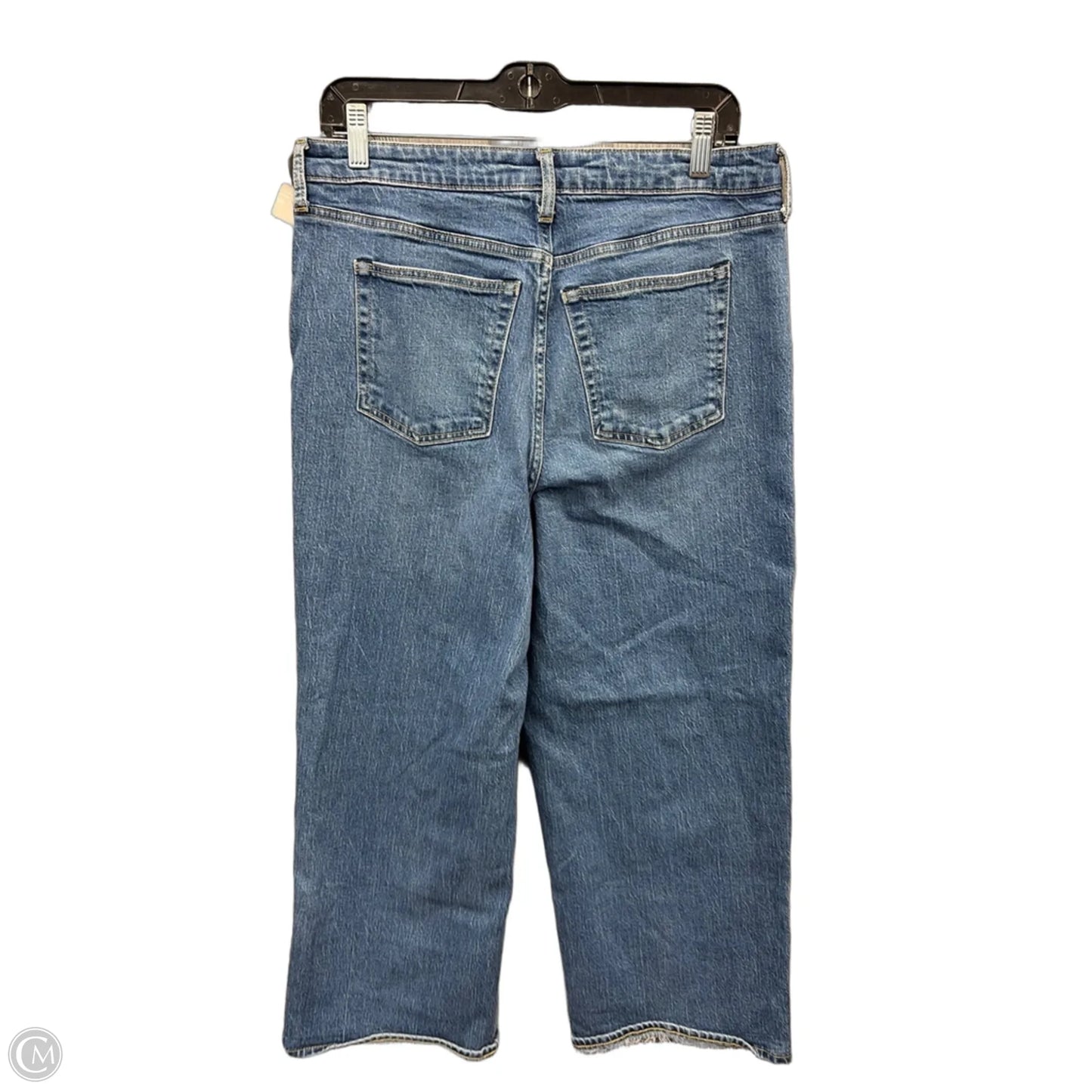 Jeans Wide Leg By Free Assembly In Blue Denim, Size: 12