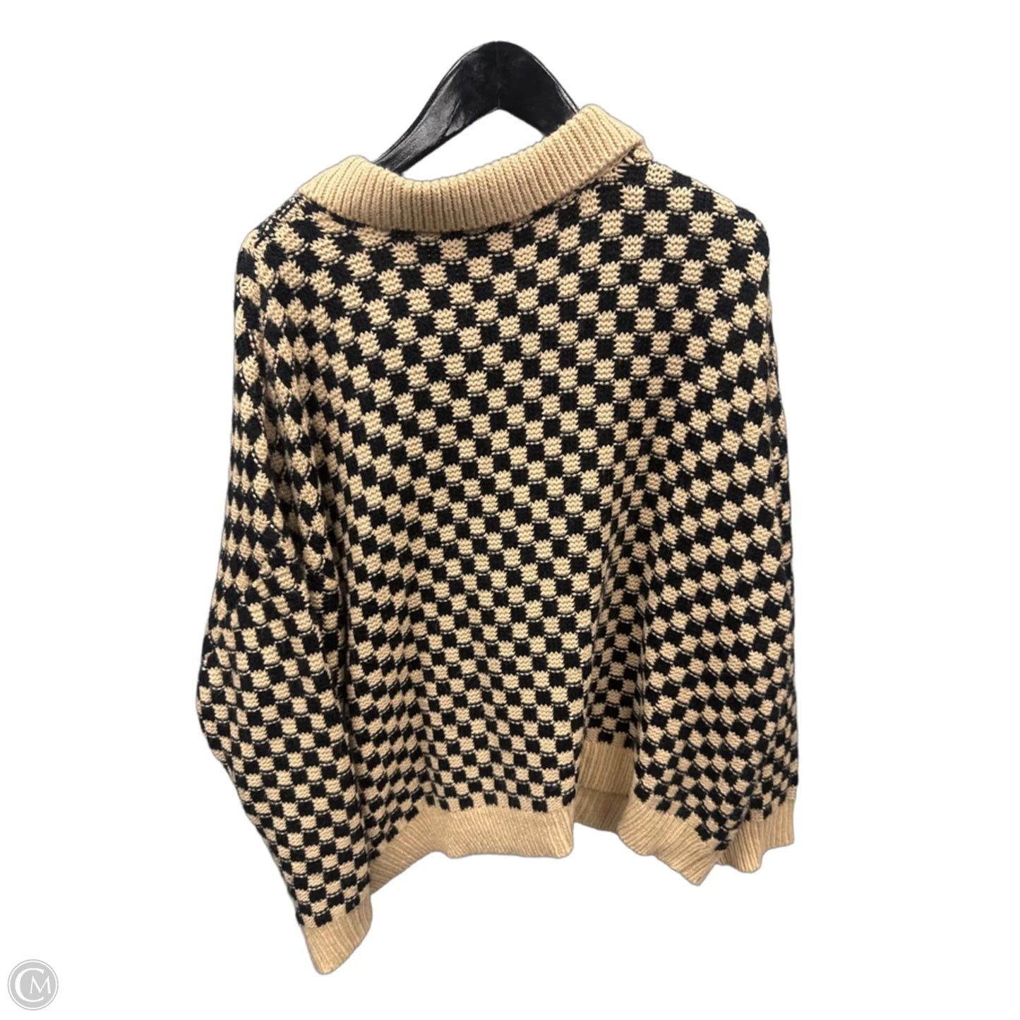 Sweater By Clothes Mentor In Black & Brown, Size: 3x