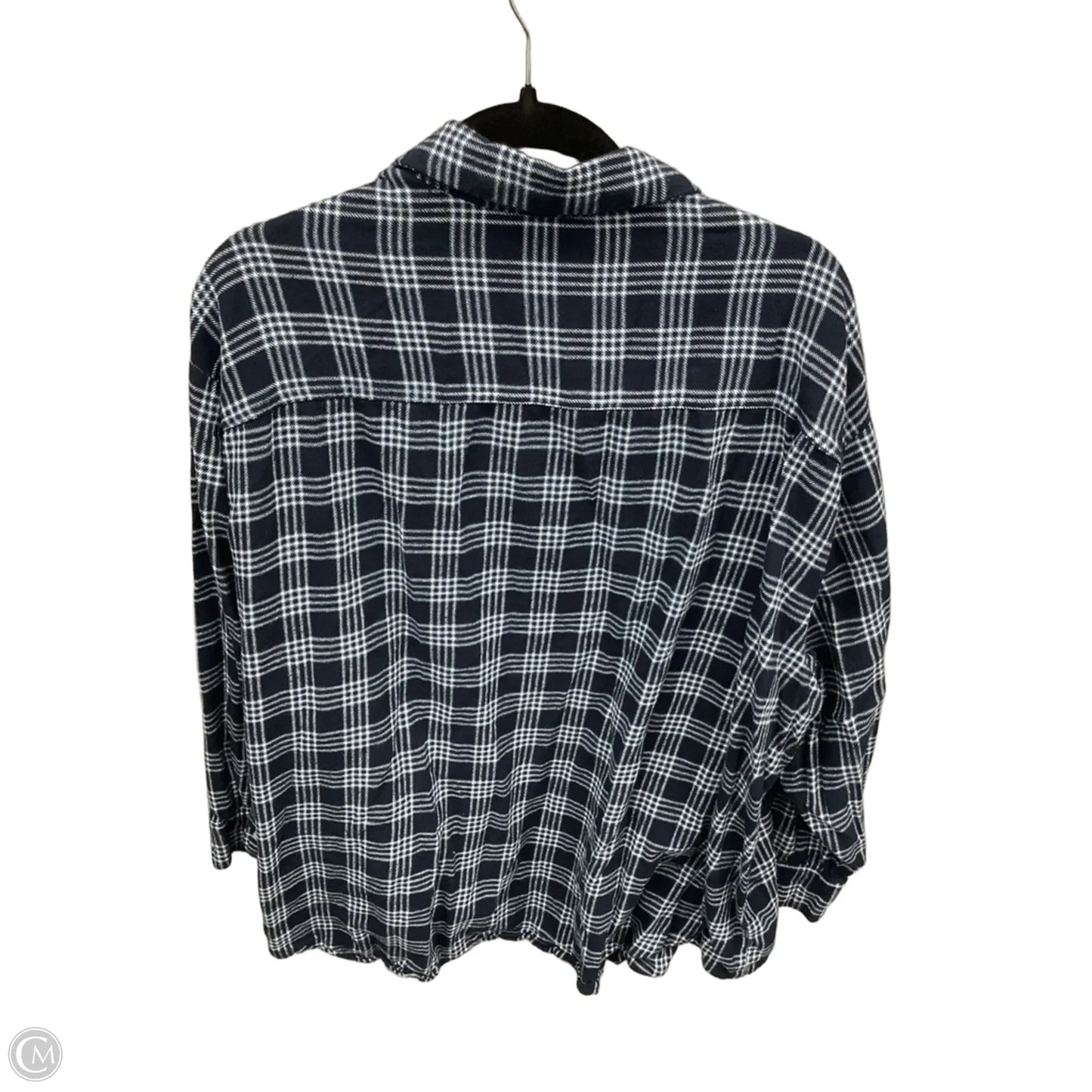 Top Long Sleeve By Old Navy In Navy, Size: 2x