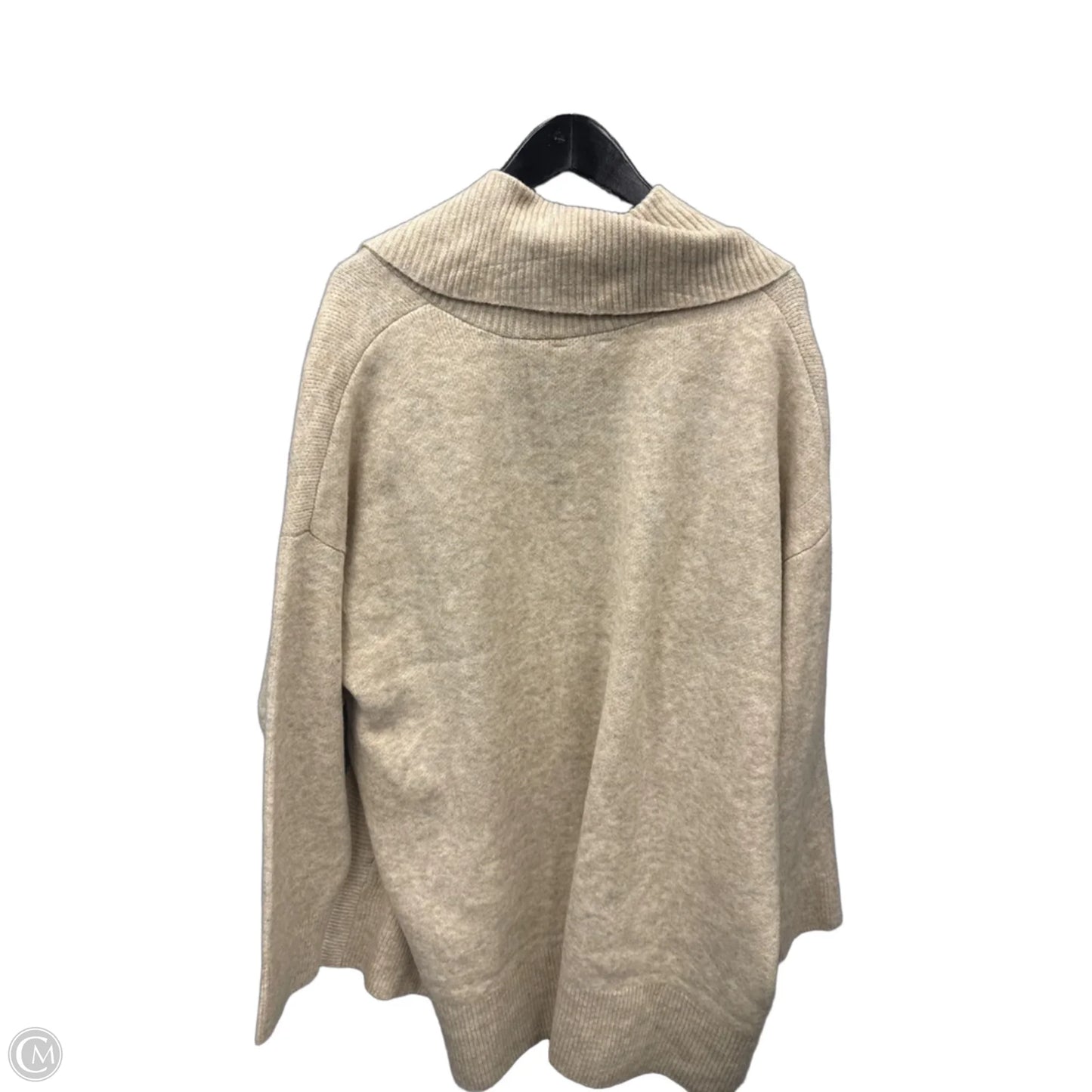 Cardigan By Time And Tru In Tan, Size: Xxl